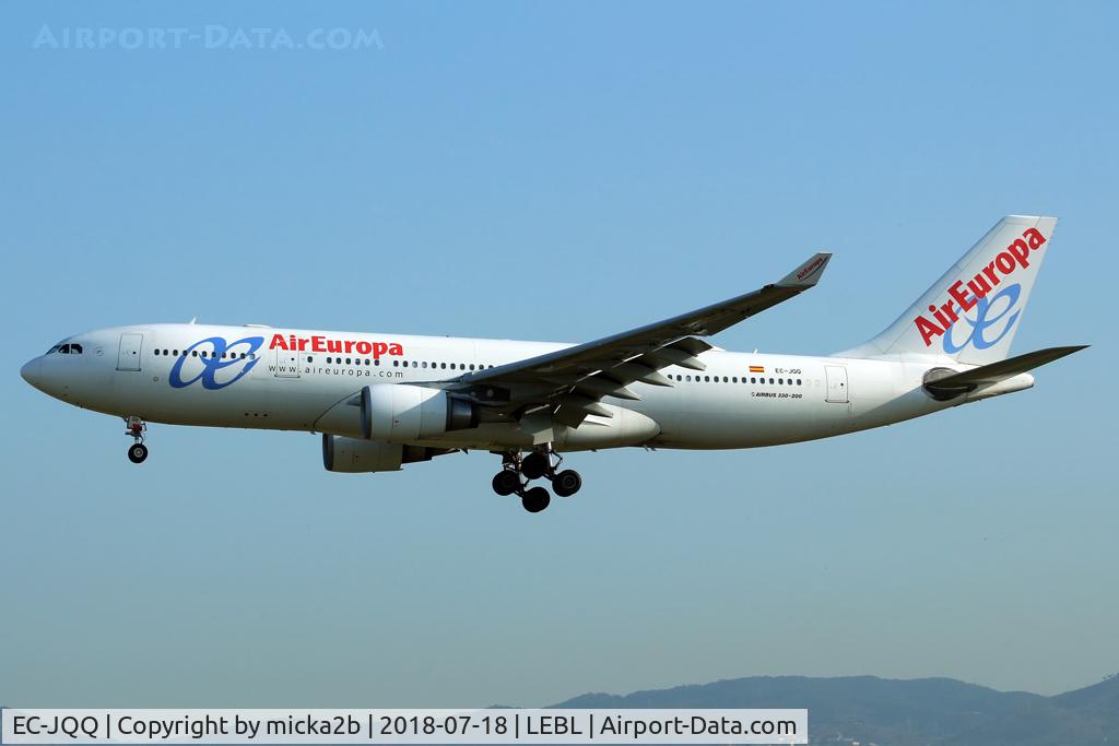 EC-JQQ, 2006 Airbus A330-202 C/N 749, Landing