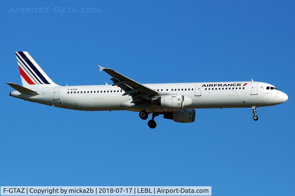 F-GTAZ, 2011 Airbus A321-212 C/N 4901, Landing