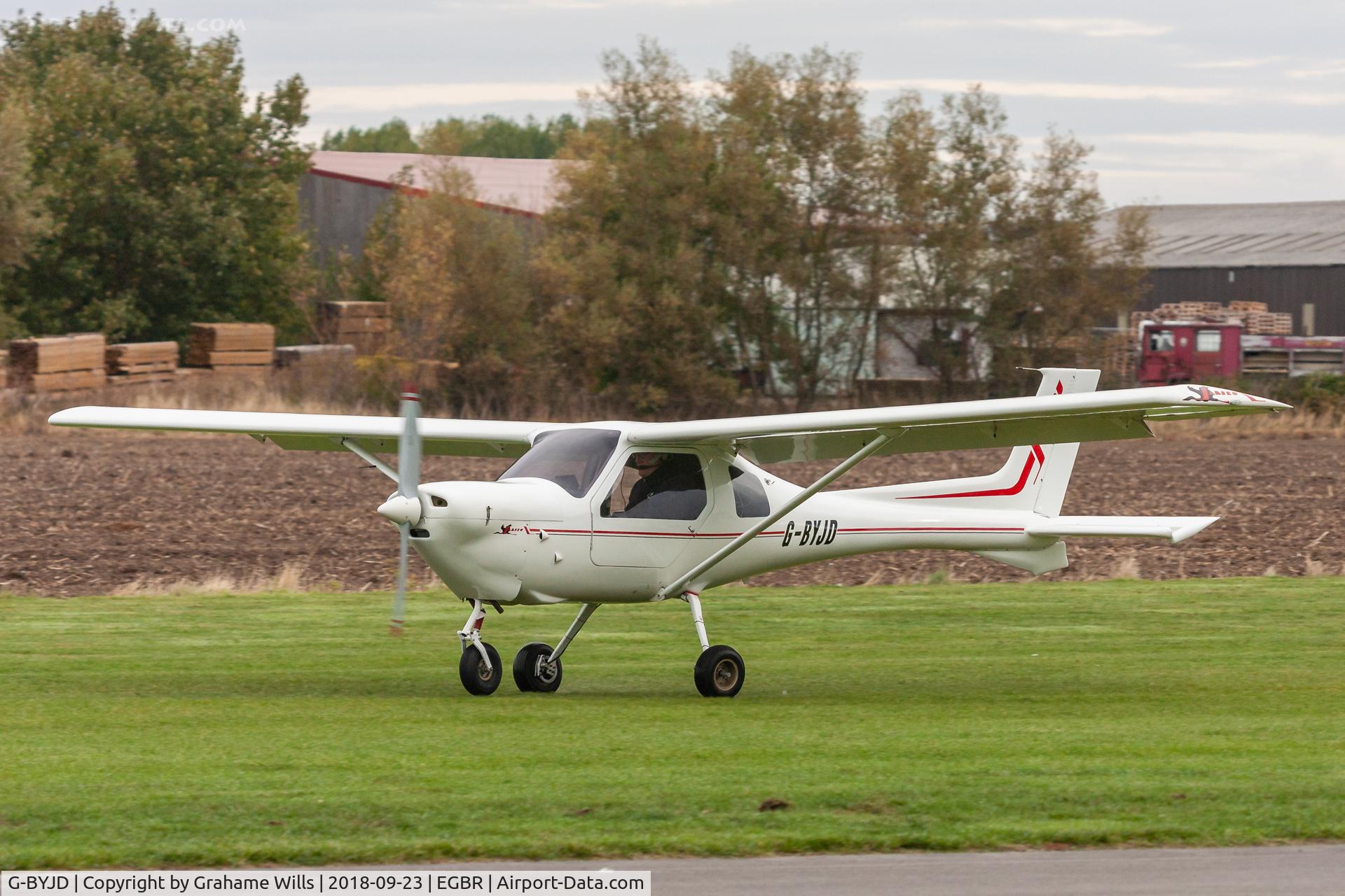 G-BYJD, 1999 Jabiru UL C/N PFA 274-13376, Avtech Jabiru UL G-BYJD, Breighton 23/9/18