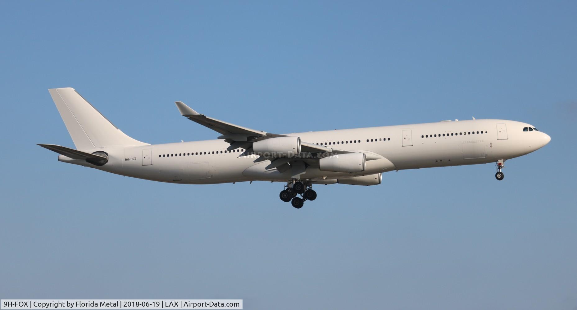 9H-FOX, 1997 Airbus A340-313 C/N 185, Hi Fly Malta A340 operating for Norwegian on this day