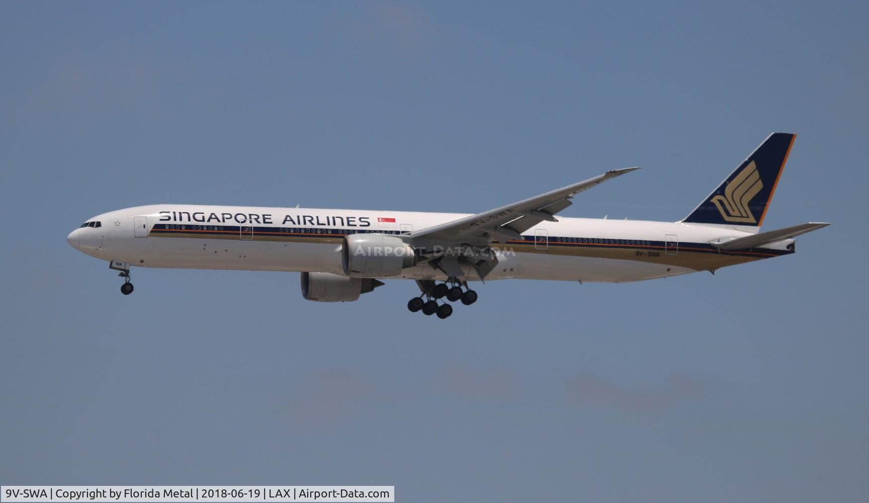 9V-SWA, 2006 Boeing 777-312/ER C/N 34568, Singapore