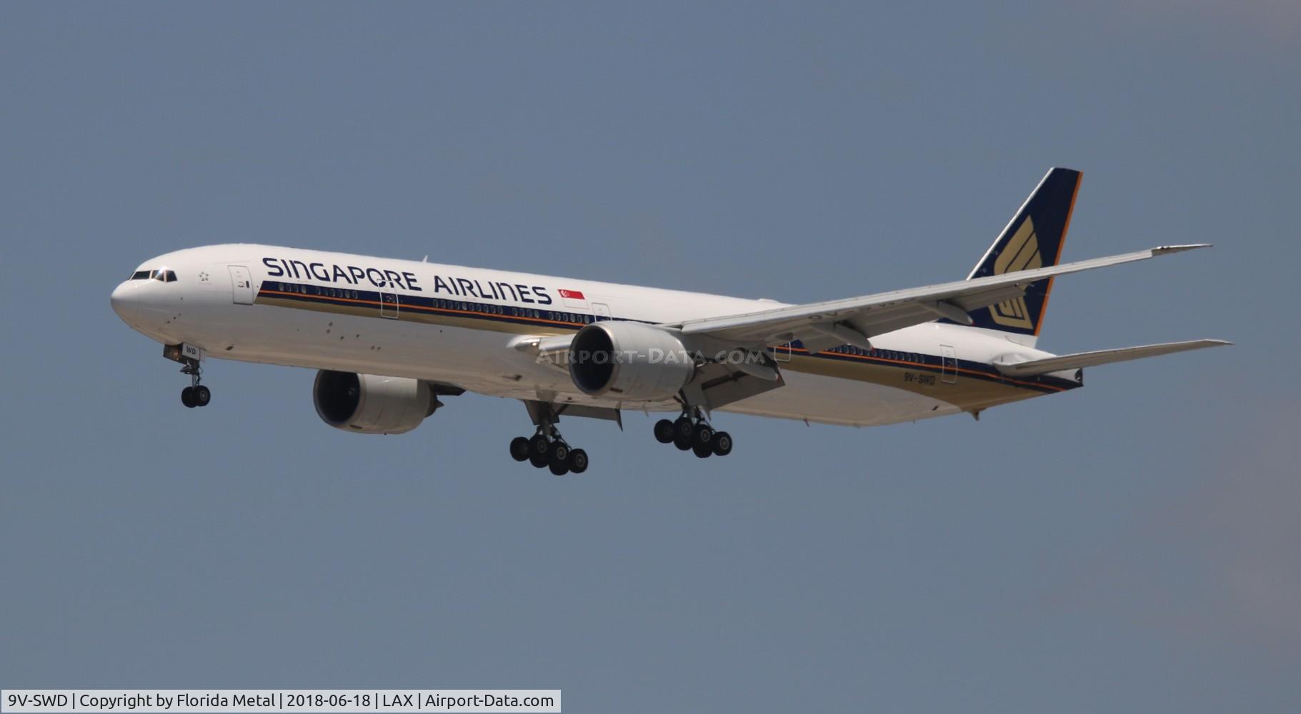 9V-SWD, 2006 Boeing 777-312/ER C/N 34569, Singapore