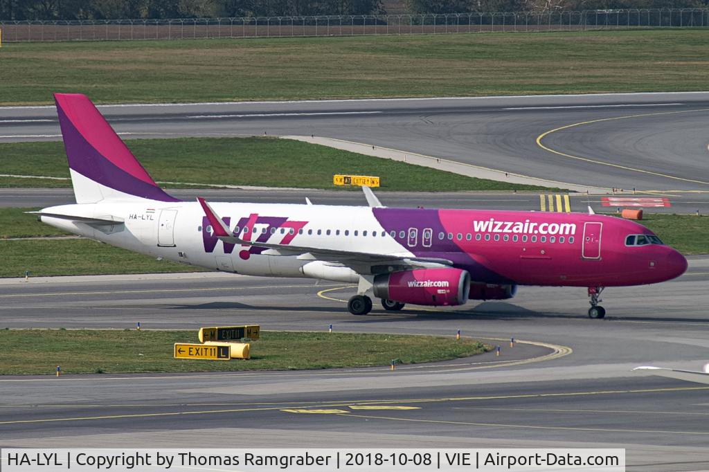 HA-LYL, 2015 Airbus A320-232 C/N 6489, Wizzair Airbus A320