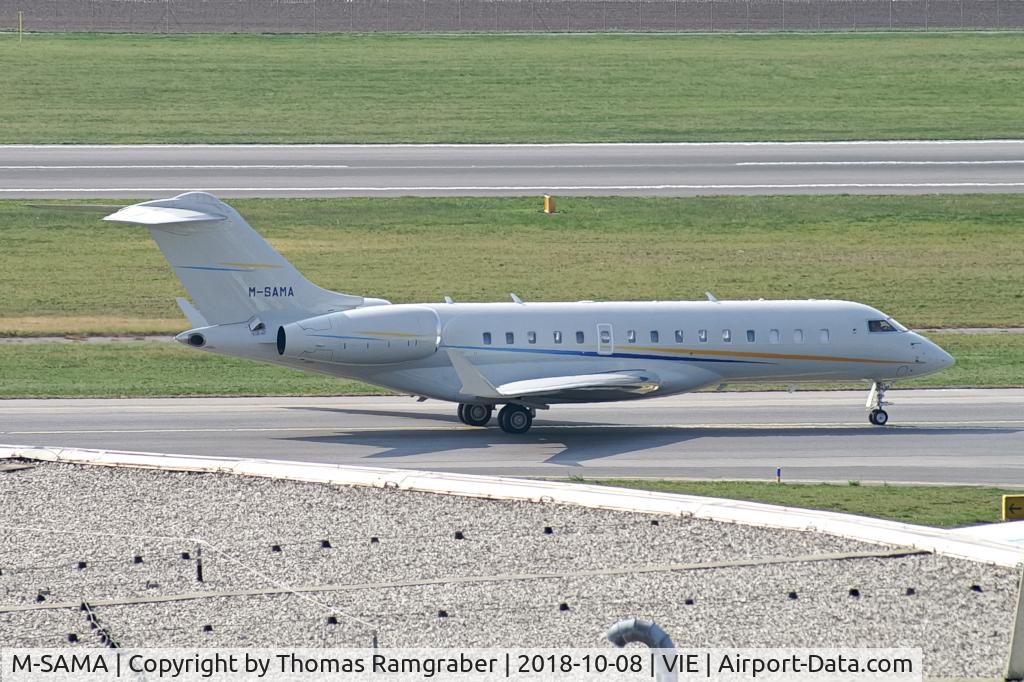 M-SAMA, 2013 Bombardier BD-700-1A10 Global Express C/N 9579, private Global 6000