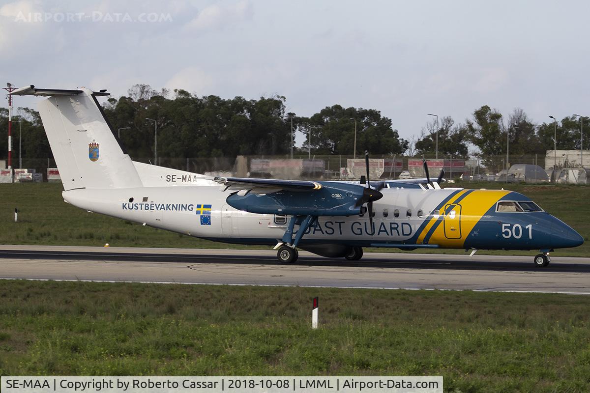 SE-MAA, 2006 De Havilland Canada DHC-8-311AQ Dash 8 C/N 622, Runway 13