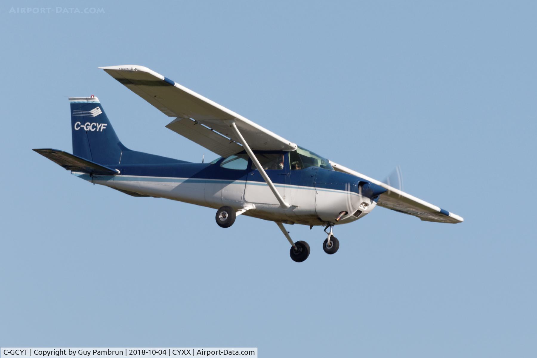 C-GCYF, 1974 Cessna 172M C/N 17264461, Landing