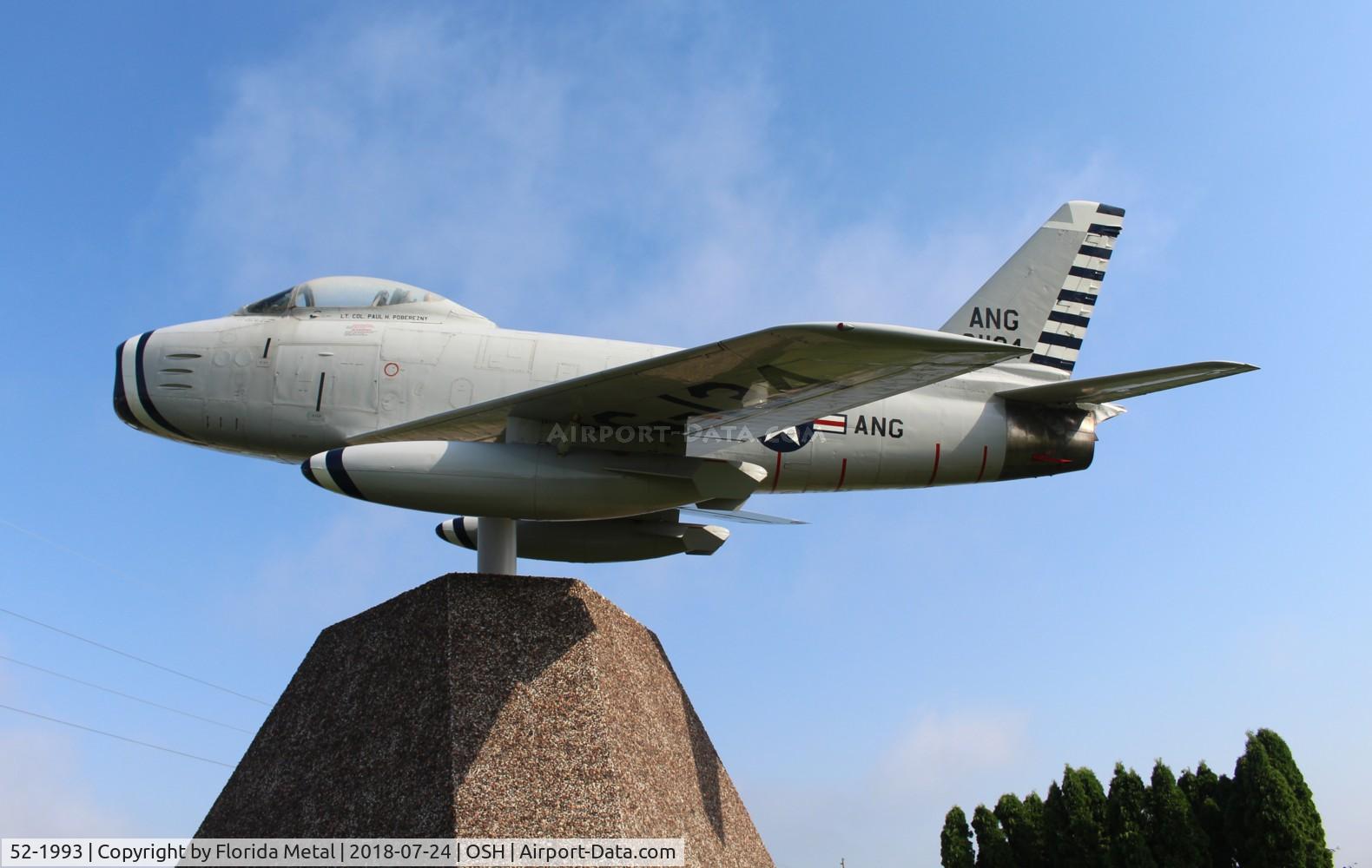 52-1993, 1952 North American F-86H Sabre C/N 187-19, F-86H