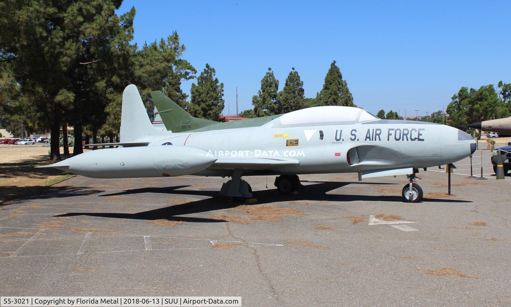 55-3021, 1955 Lockheed T-33A Shooting Star C/N 580-9518, T-33A