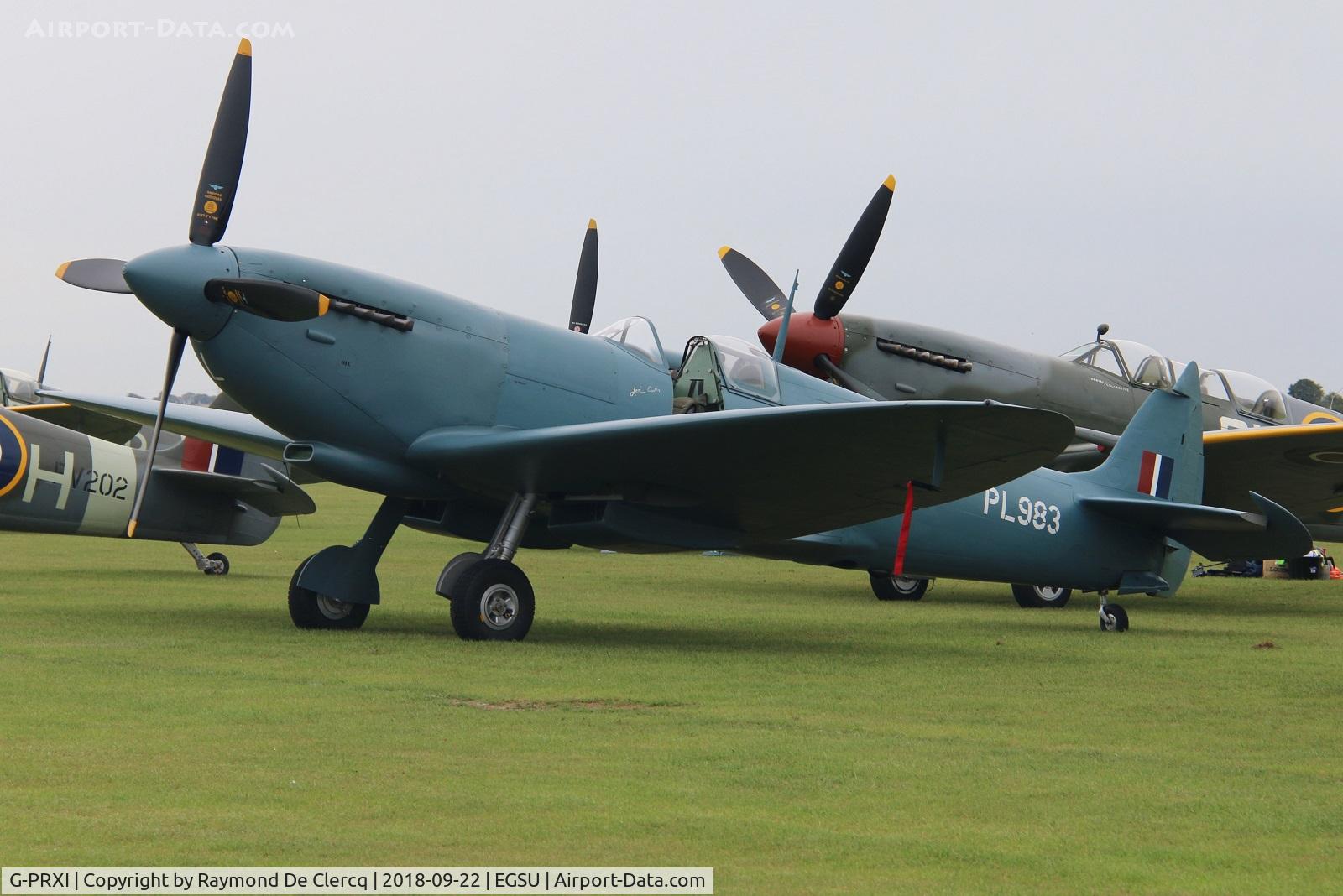 G-PRXI, 1944 Supermarine 361 Spitfire PR.XI C/N 6S/583723, Battle of Britain Airshow 2018.