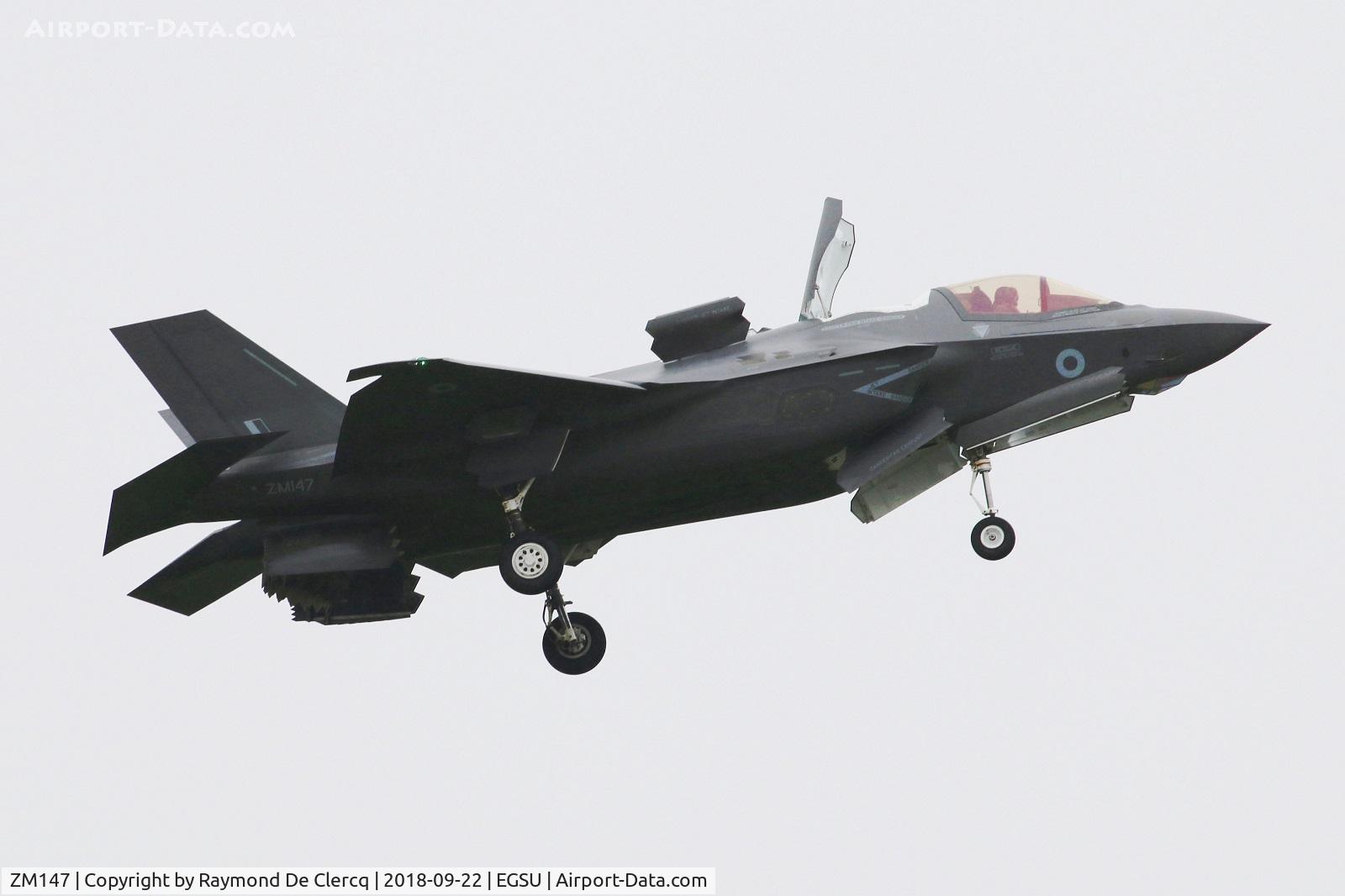 ZM147, 2017 Lockheed Martin F-35B Lightning II C/N BK-13, ZM147 of 617 sqn. at the Battle of Britain Airshow Duxford.