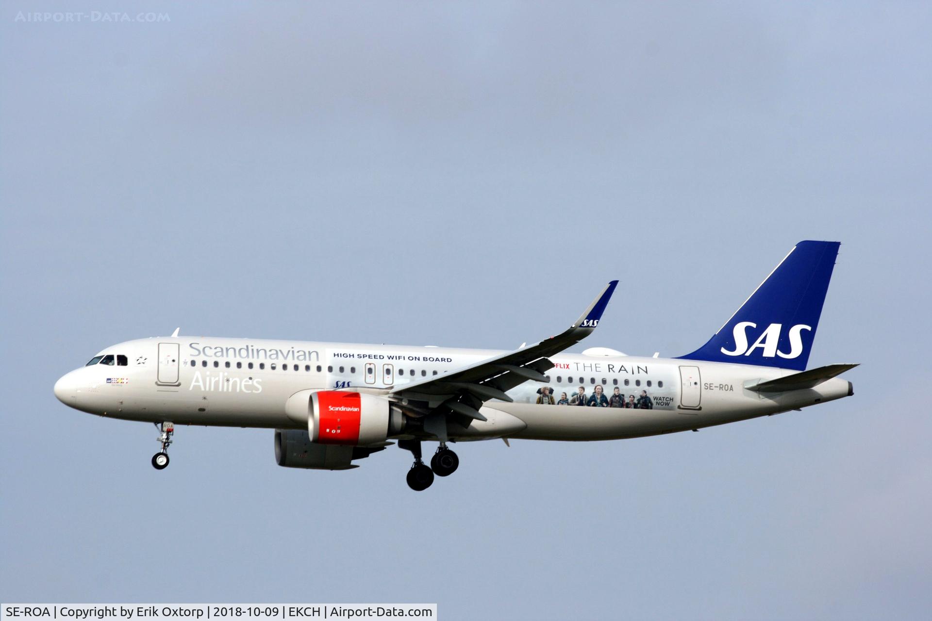 SE-ROA, 2017 Airbus A320-251N C/N 7602, SE-ROA with the 