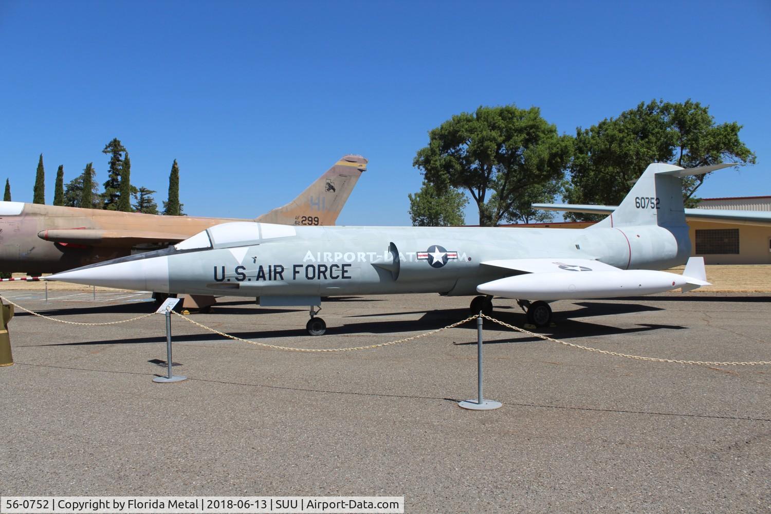 56-0752, 1956 Lockheed F-104A Starfighter C/N 183-1040, F-104A