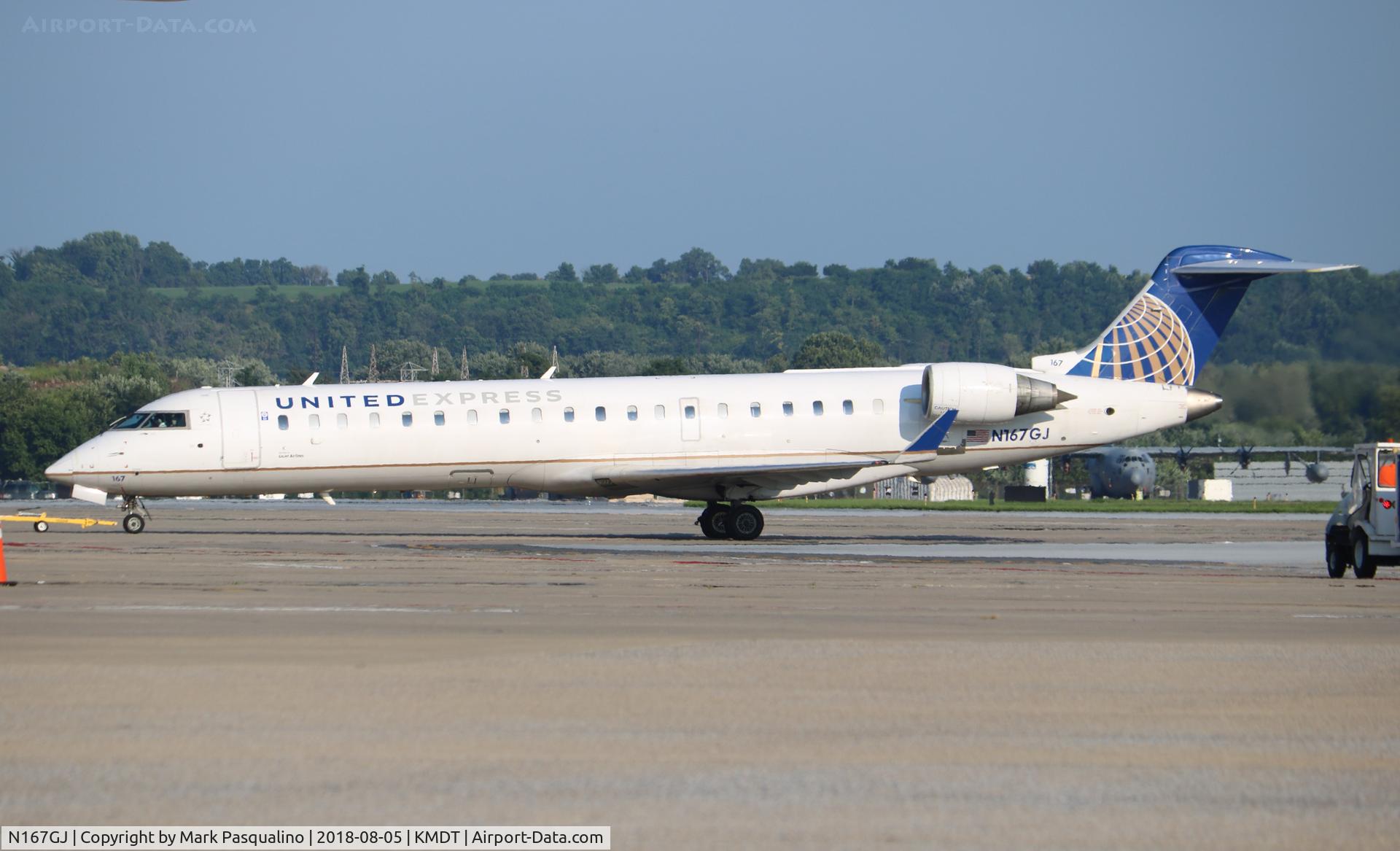 N167GJ, 2008 Bombardier CRJ-702 (CL-600-2C10) Regional Jet C/N 10269, CL-600-2C10