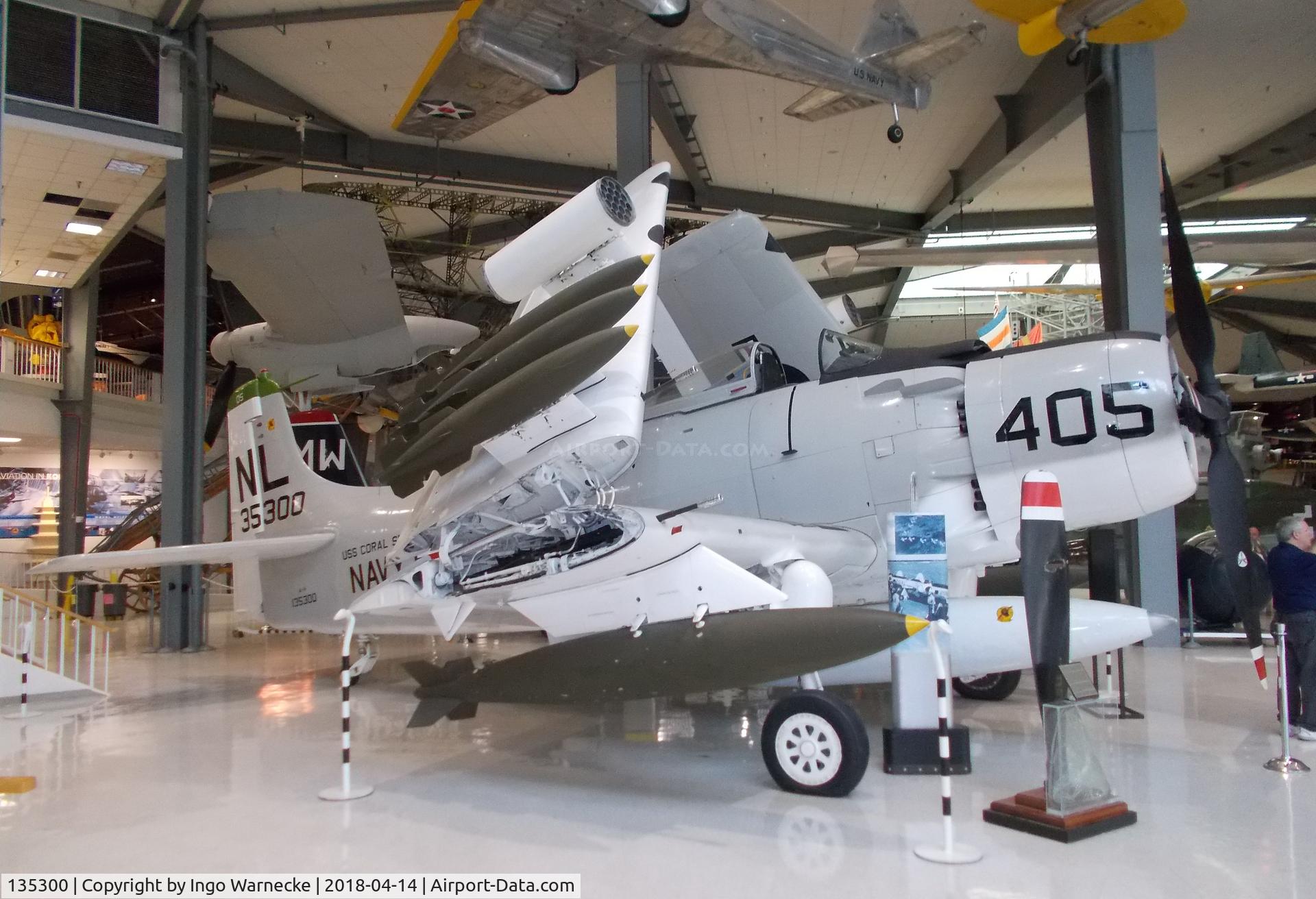 135300, Douglas A-1H Skyraider C/N 9944, Douglas AD-6 (A-1H) Skyraider at the NMNA, Pensacola FL