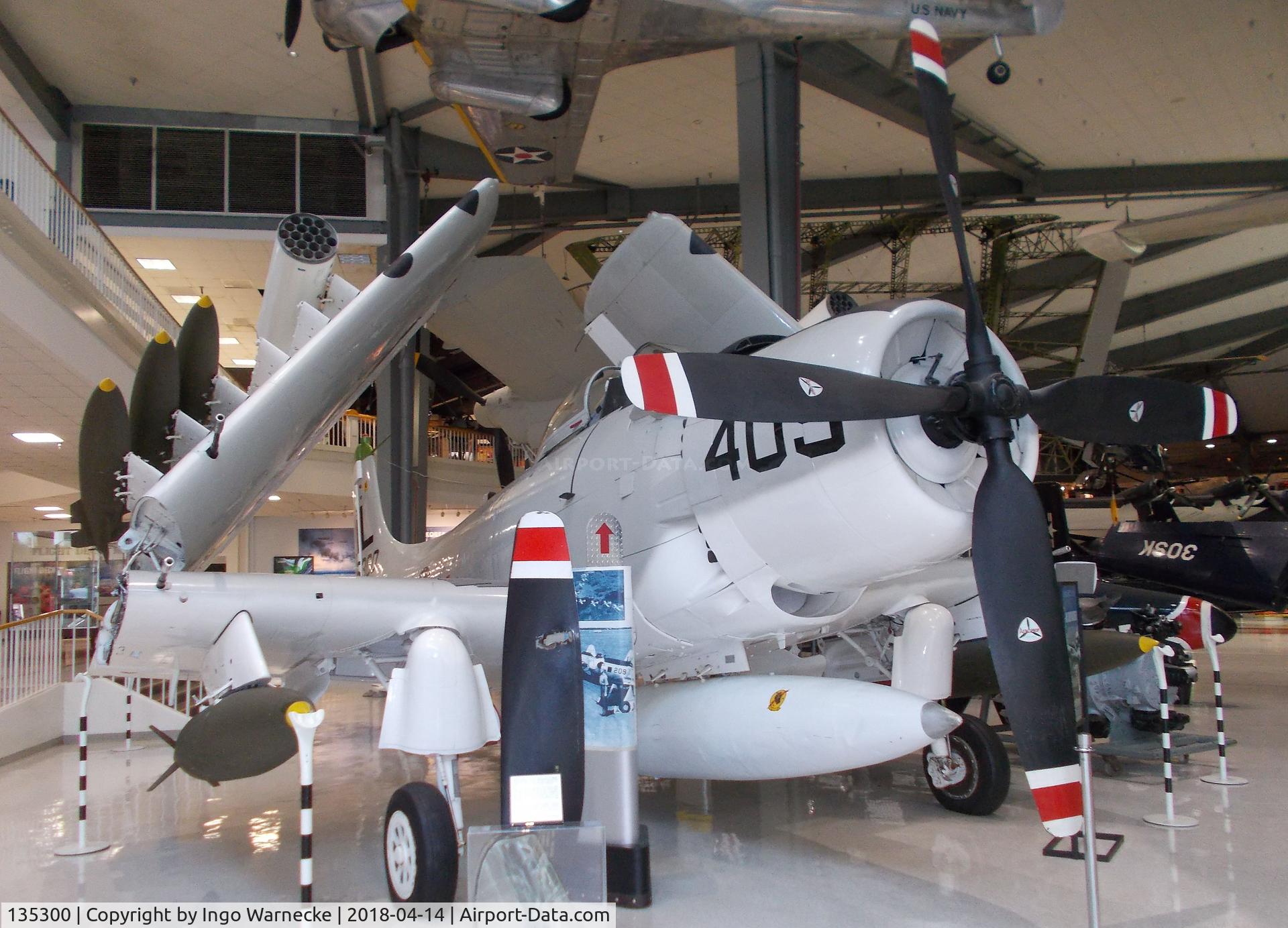 135300, Douglas A-1H Skyraider C/N 9944, Douglas AD-6 (A-1H) Skyraider at the NMNA, Pensacola FL