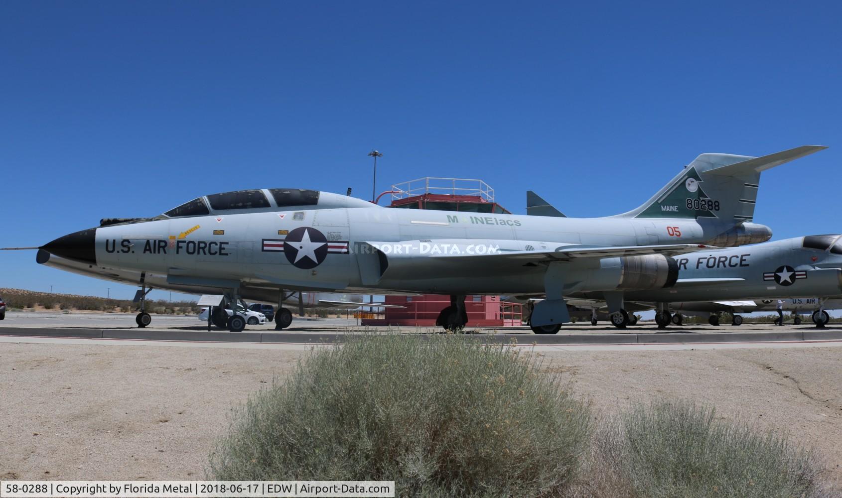 58-0288, 1958 McDonnell F-101B Voodoo C/N 660, F-101B