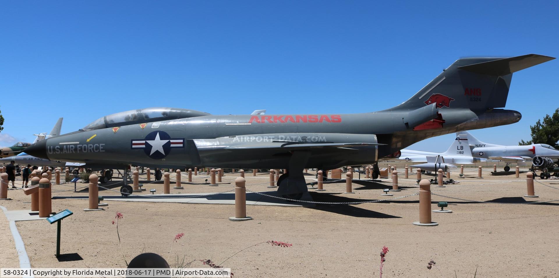 58-0324, 1958 McDonnell F-101F-111-MC Voodoo C/N 696, F-101F
