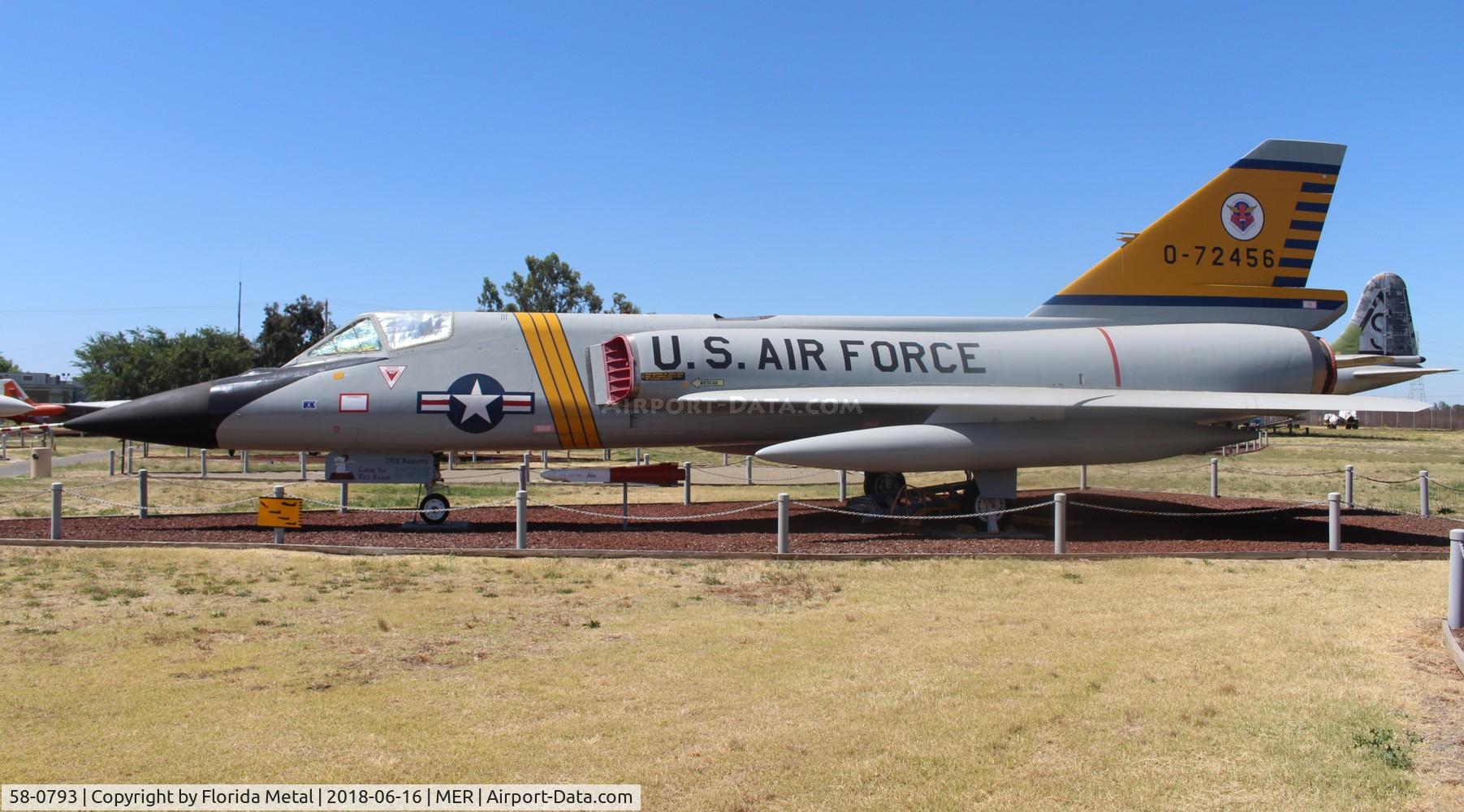 58-0793, 1958 Convair QF-106A Delta Dart C/N 8-24-124, QF-106A