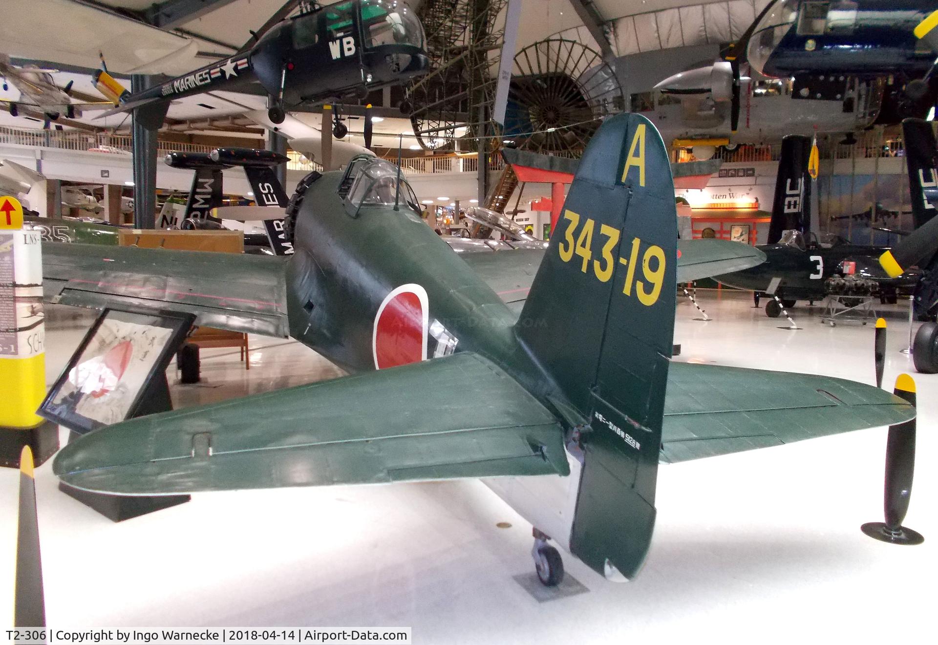 T2-306, 1945 Kawanishi N1K2-J Shiden Kai C/N 5128, Kawanishi N1K2-J Shiden Kai GEORGE at the NMNA, Pensacola FL