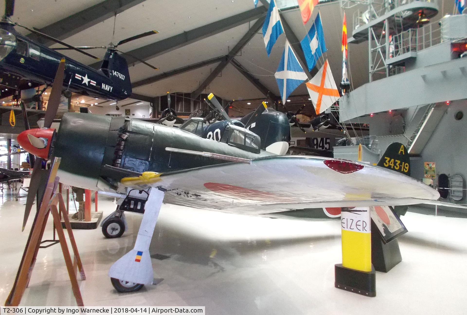 T2-306, 1945 Kawanishi N1K2-J Shiden Kai C/N 5128, Kawanishi N1K2-J Shiden Kai GEORGE at the NMNA, Pensacola FL