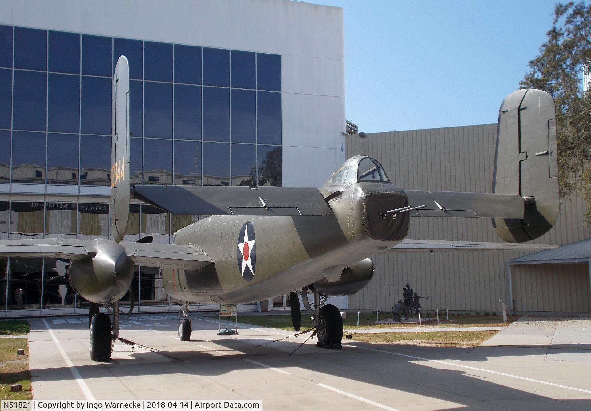 N51821, North American TB-25J Mitchell C/N 108-23210, North American TB-25J Mitchell, displayed to represent B-25B '40-2344' of the Doolittle-Raid, at the NMNA, Pensacola FL