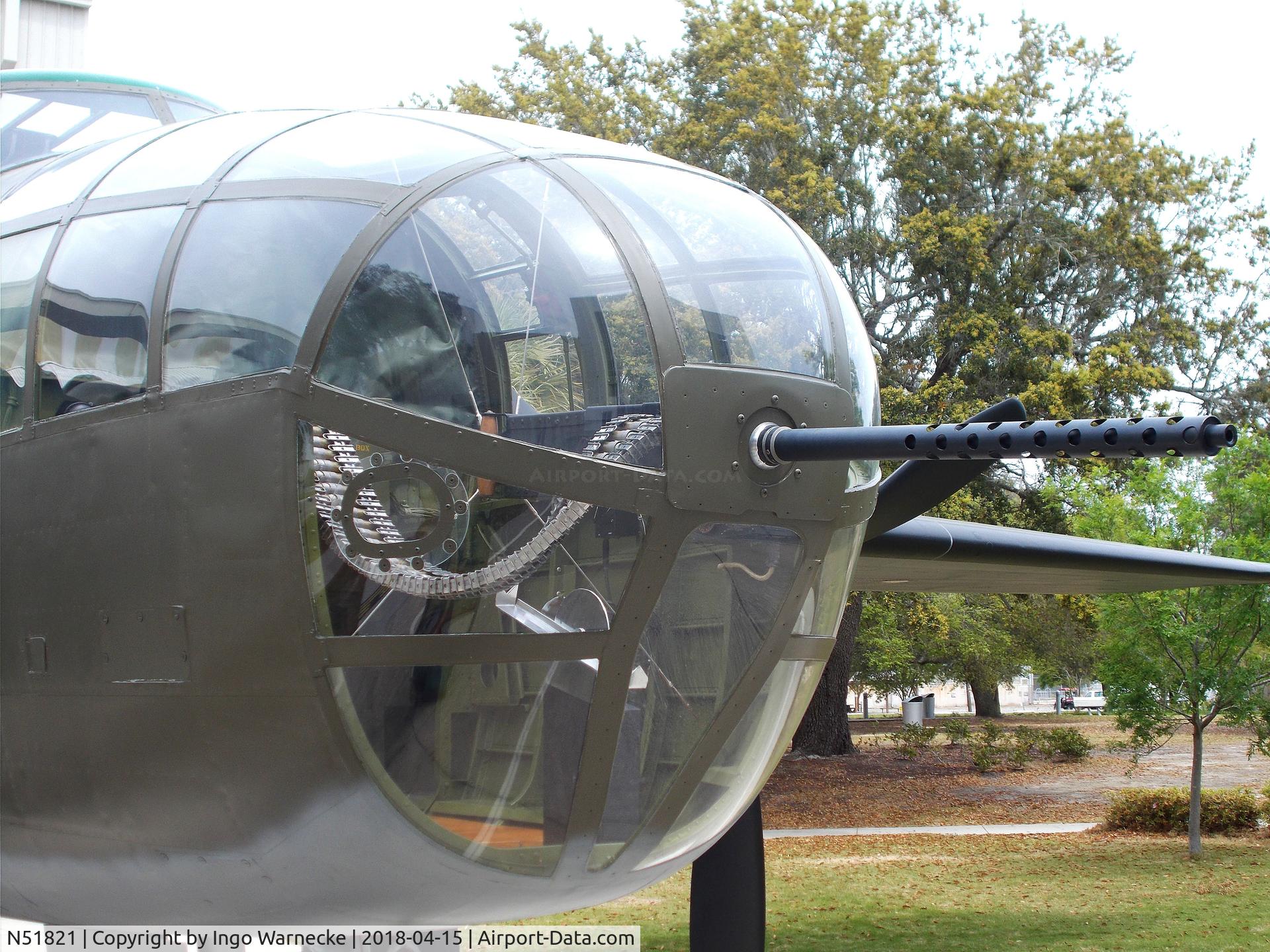 N51821, North American TB-25J Mitchell C/N 108-23210, North American TB-25J Mitchell, displayed to represent B-25B '40-2344' of the Doolittle-Raid, at the NMNA, Pensacola FL