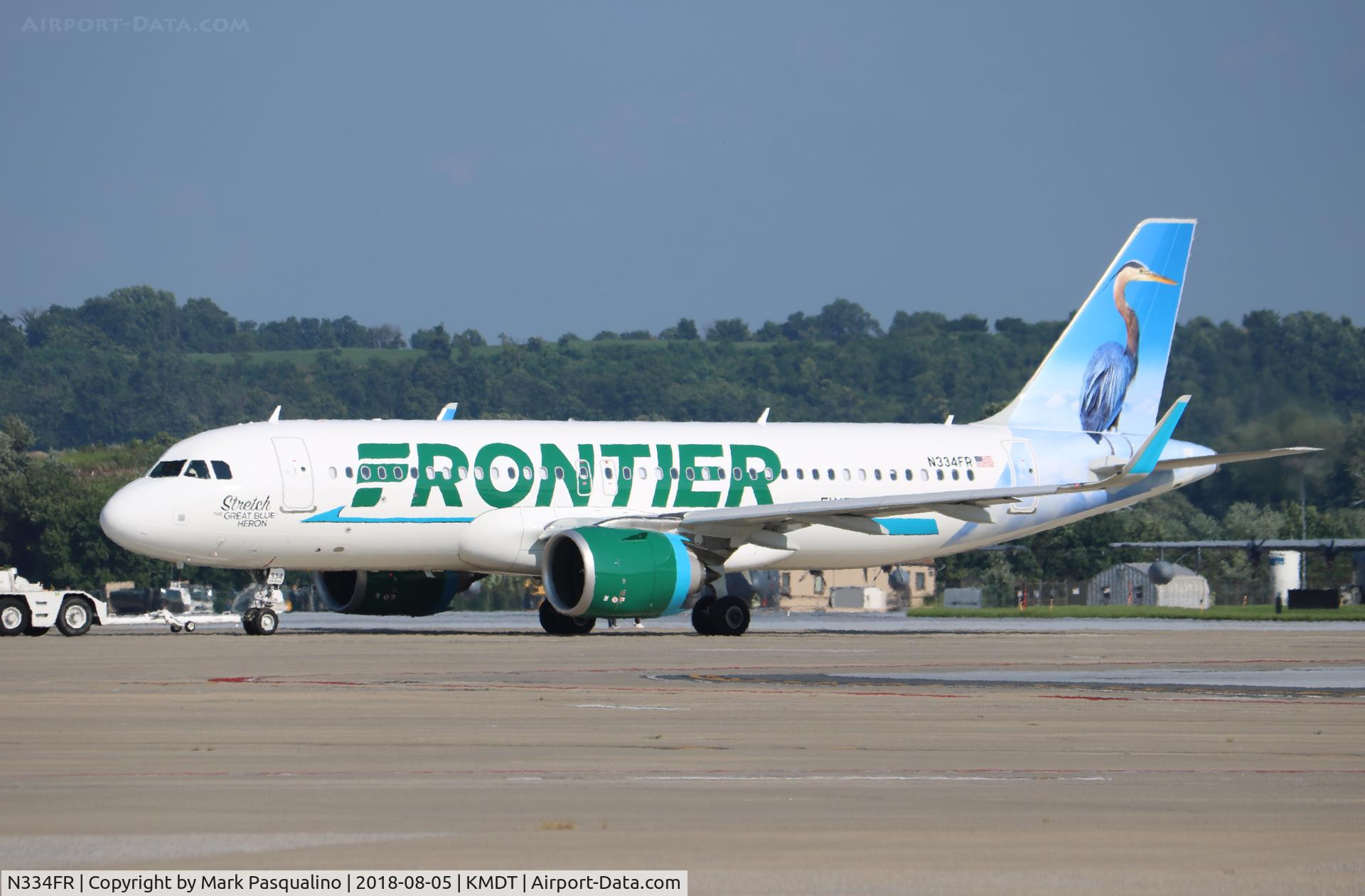 N334FR, 2018 Airbus A320-251N C/N 8306, Airbus A320-251N