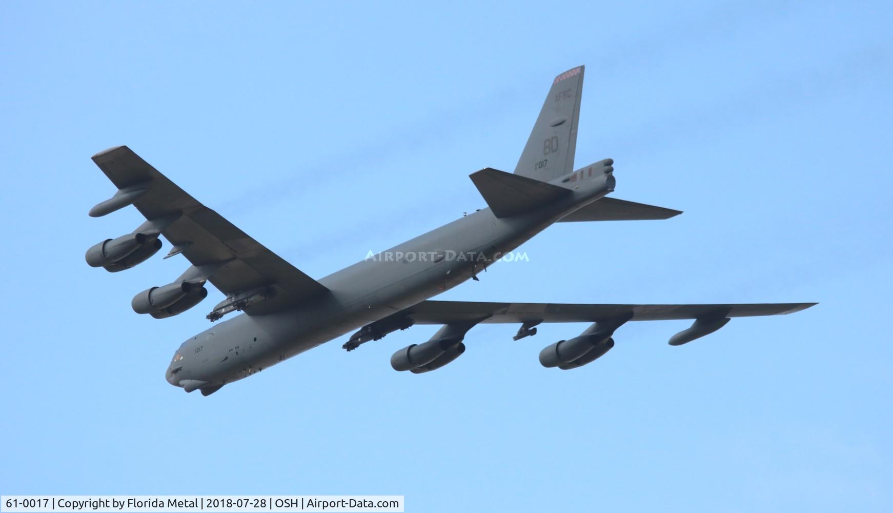 61-0017, 1961 Boeing B-52H Stratofortress C/N 464444, B-52H