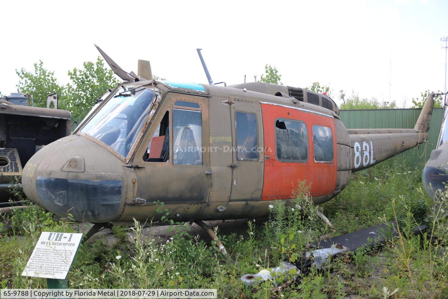 65-9788, 1965 Bell UH-1H Iroquois C/N 4832, UH-1H at Russell Museum