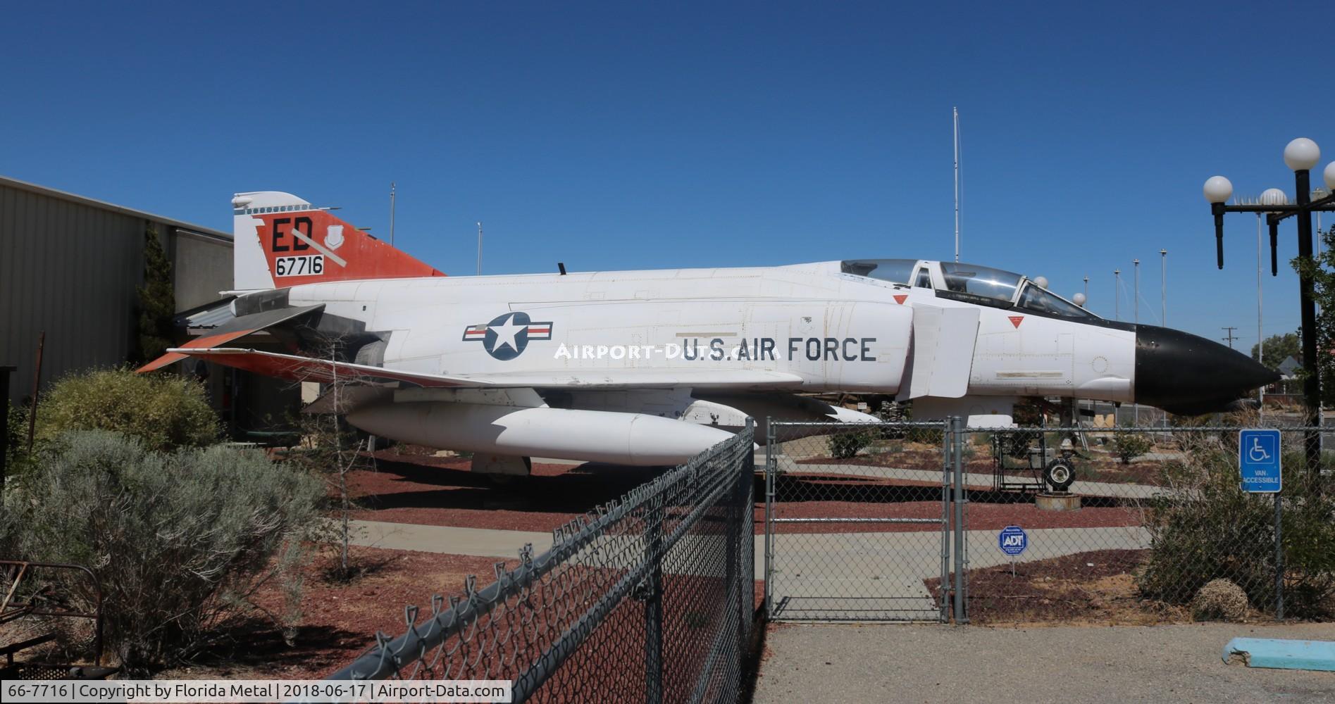 66-7716, 1966 McDonnell F-4D-31-MC Phantom II C/N 2337, F-4D at the Boron Aviation Museum Boron CA