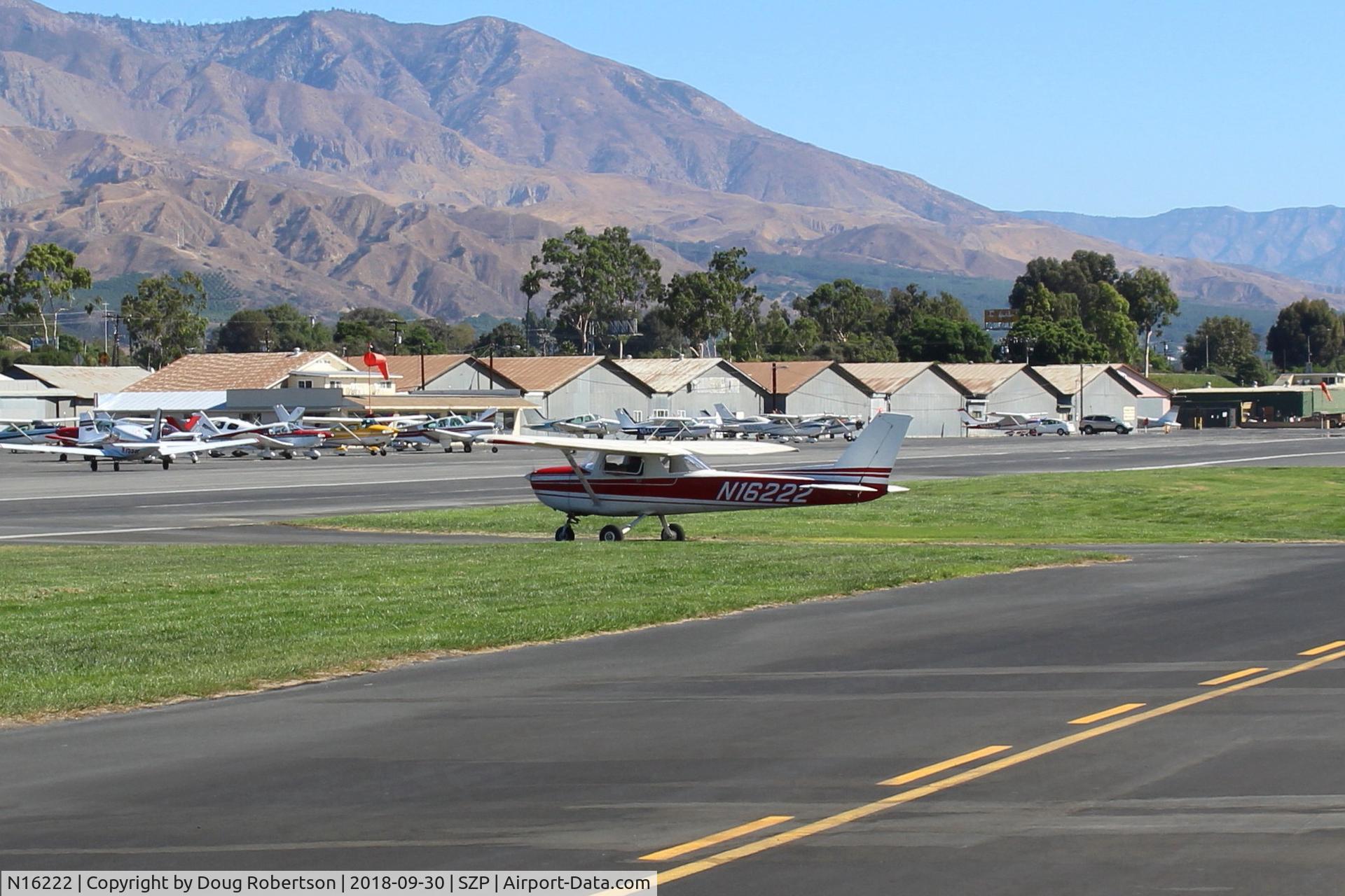 N16222, 1972 Cessna 150L C/N 15073554, 1972 Cessna 150M, Continental O-200 100 Hp, will taxi across the runway