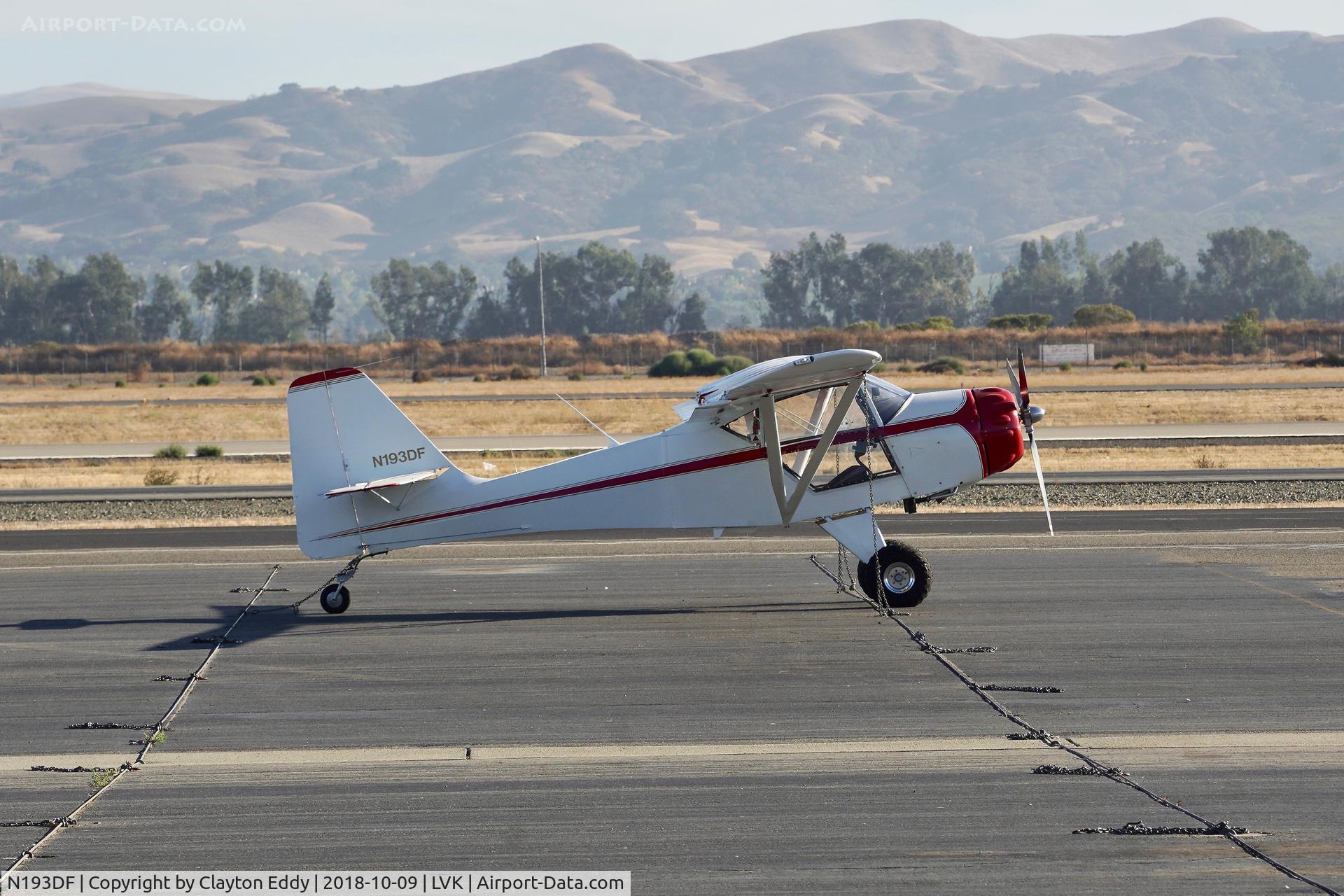N193DF, 2003 Skystar Kitfox Model 4-1200 C/N GUC 062, Livermore Airport California 2018.