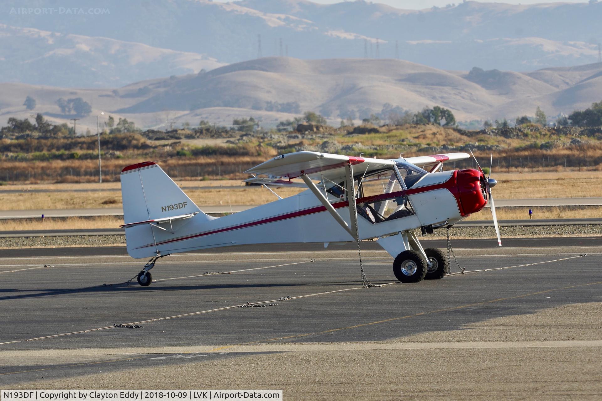 N193DF, 2003 Skystar Kitfox Model 4-1200 C/N GUC 062, Livermore Airport California 2018.
