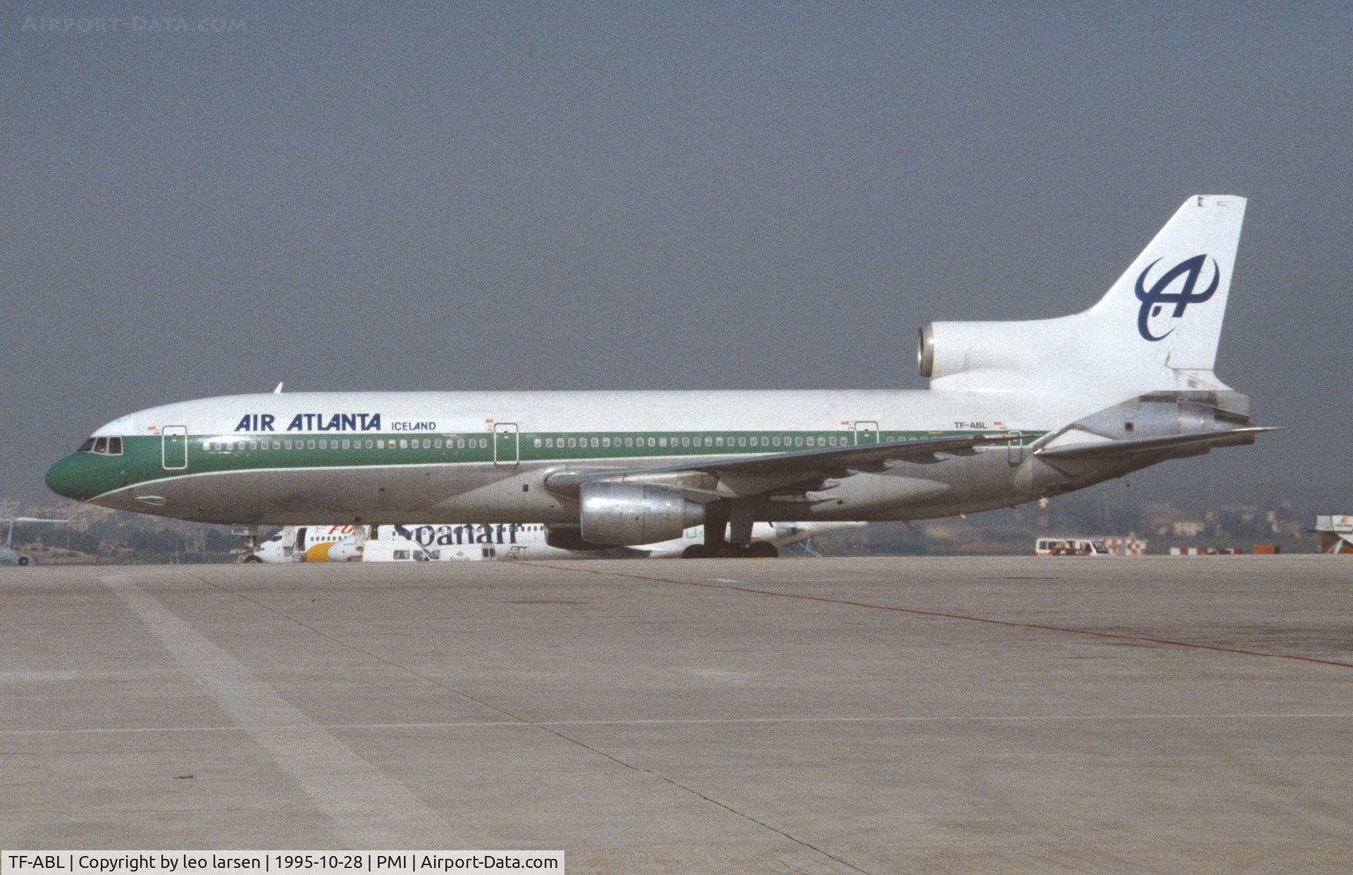 TF-ABL, 1973 Lockheed L-1011-385-1 TriStar 1 C/N 193A-1044, Palma de Mallorca 28.10.1995