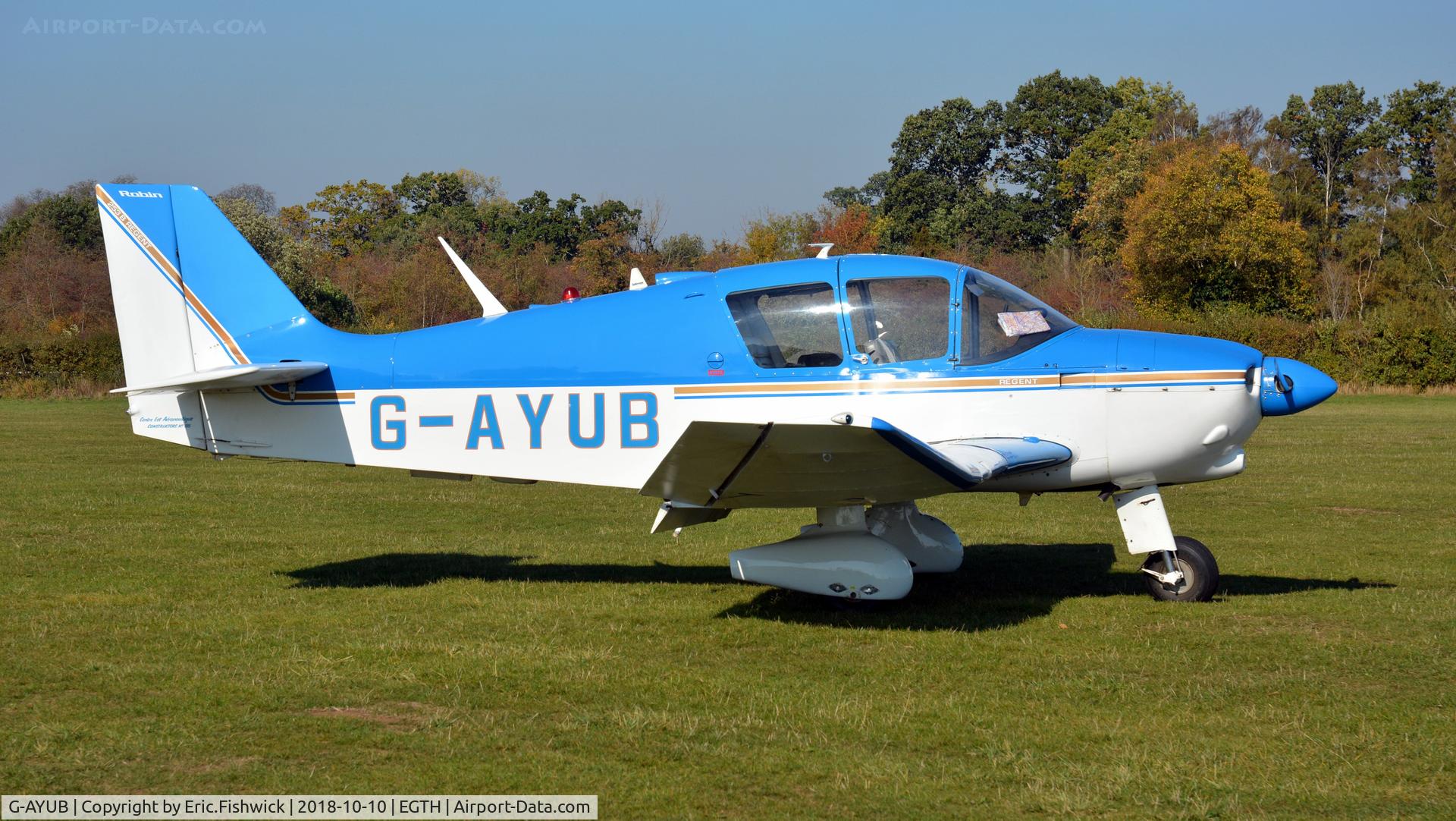 G-AYUB, 1971 Robin DR-253B Regent C/N 185, x. G-AYUB at The Shuttleworth Collection, Oct. 2018.