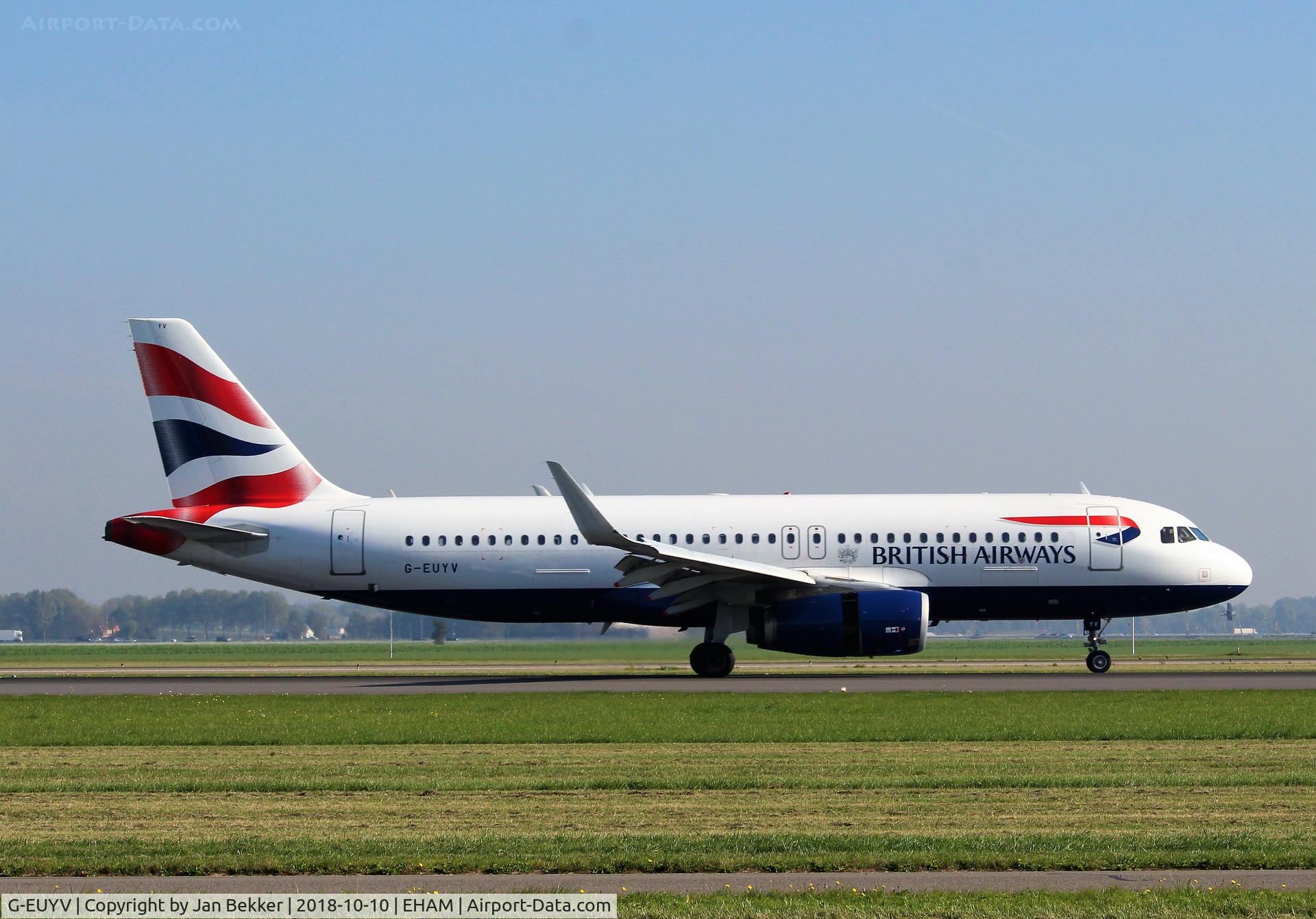 G-EUYV, 2014 Airbus A320-232 C/N 6091, Schiphol Amsterdam