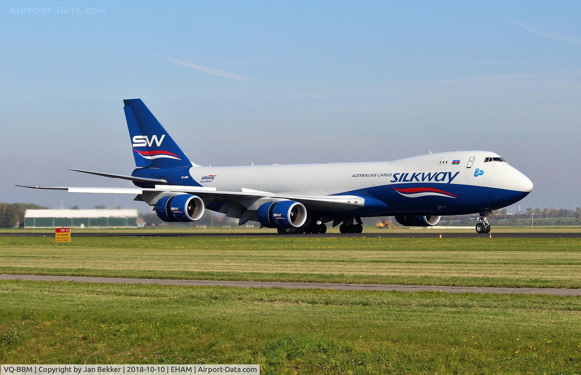 VQ-BBM, 2016 Boeing 747-83QF C/N 62709, Schiphol Amsterdam