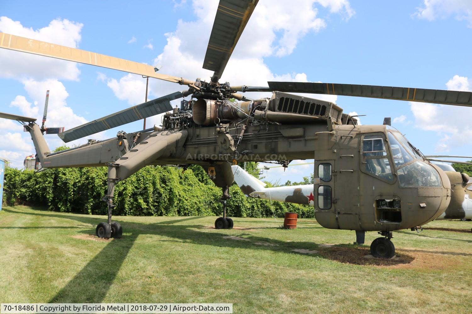 70-18486, 1970 Sikorsky CH-54B Tarhe C/N 64-094, CH-54B at Russell