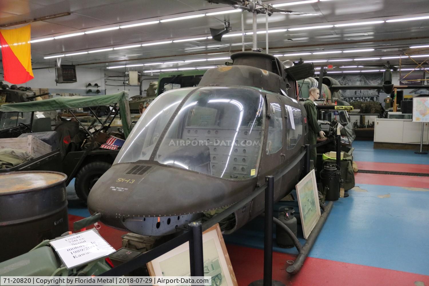 71-20820, 1971 Bell OH-58A Kiowa C/N 41681, OH-58 at Russell