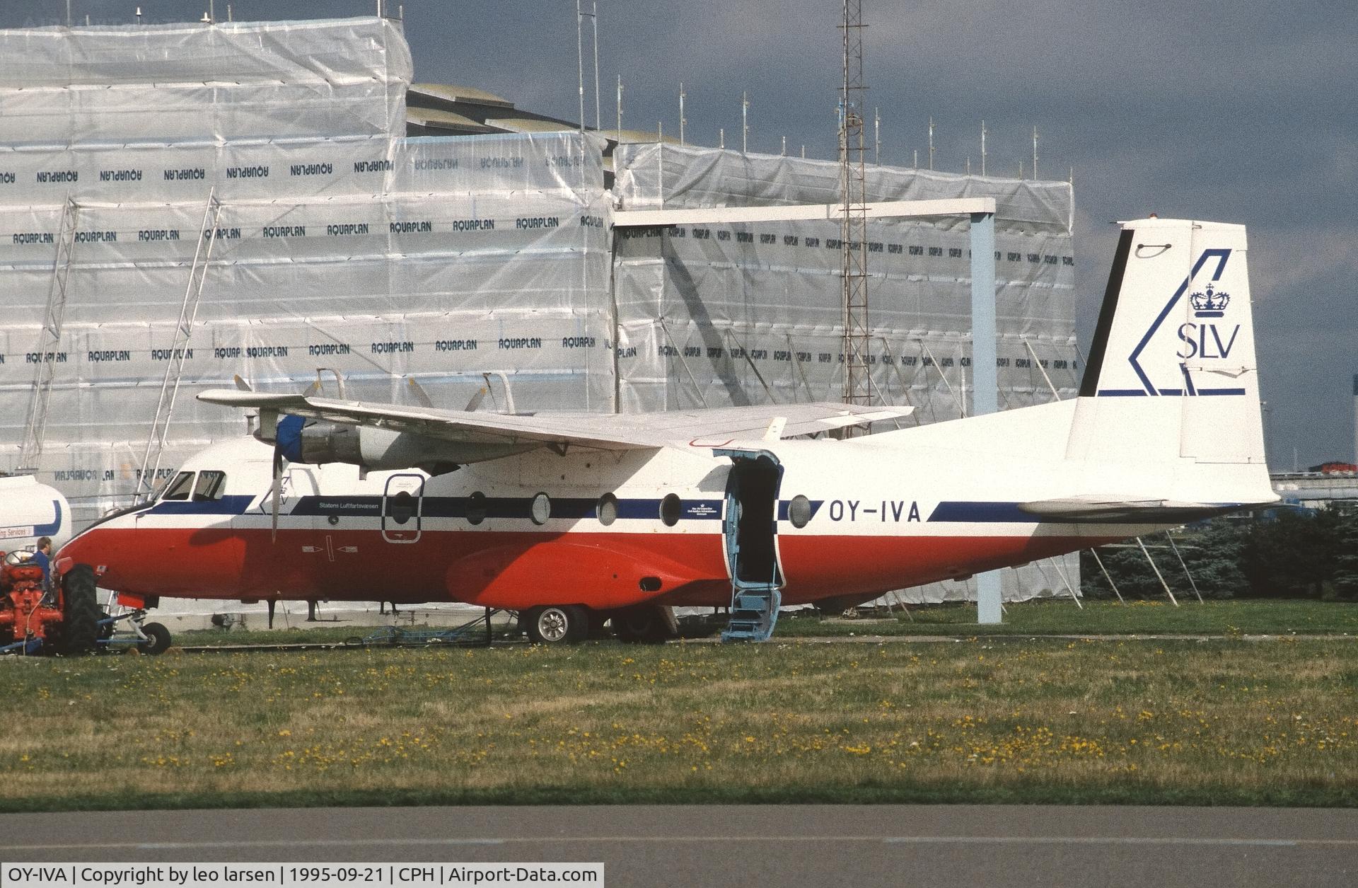 OY-IVA, 1970 Nord N262A-42 C/N 57, Copenhagen 22.9.1995