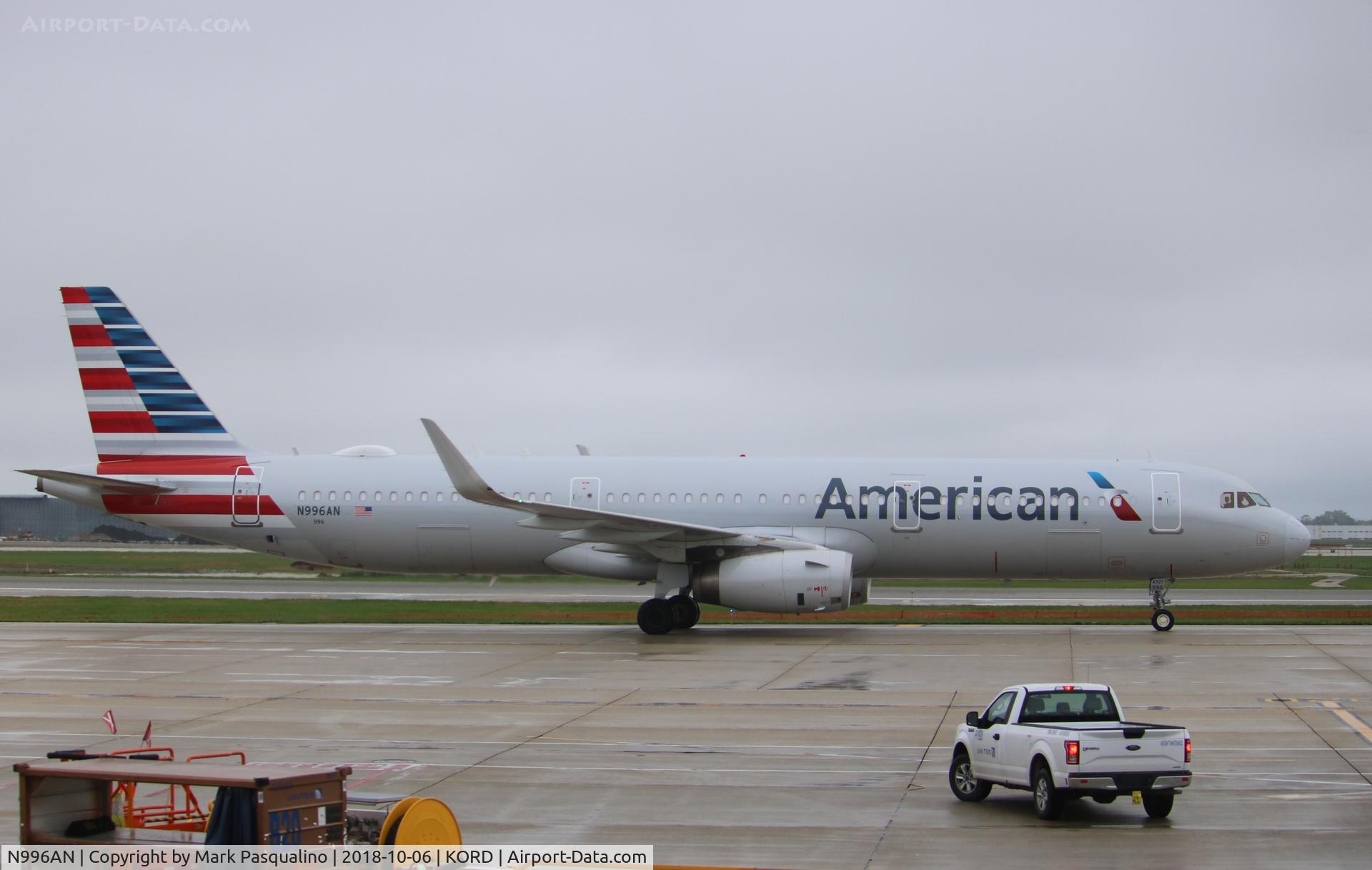 N996AN, 2016 Airbus A321-231 C/N 7310, Airbus A321-231