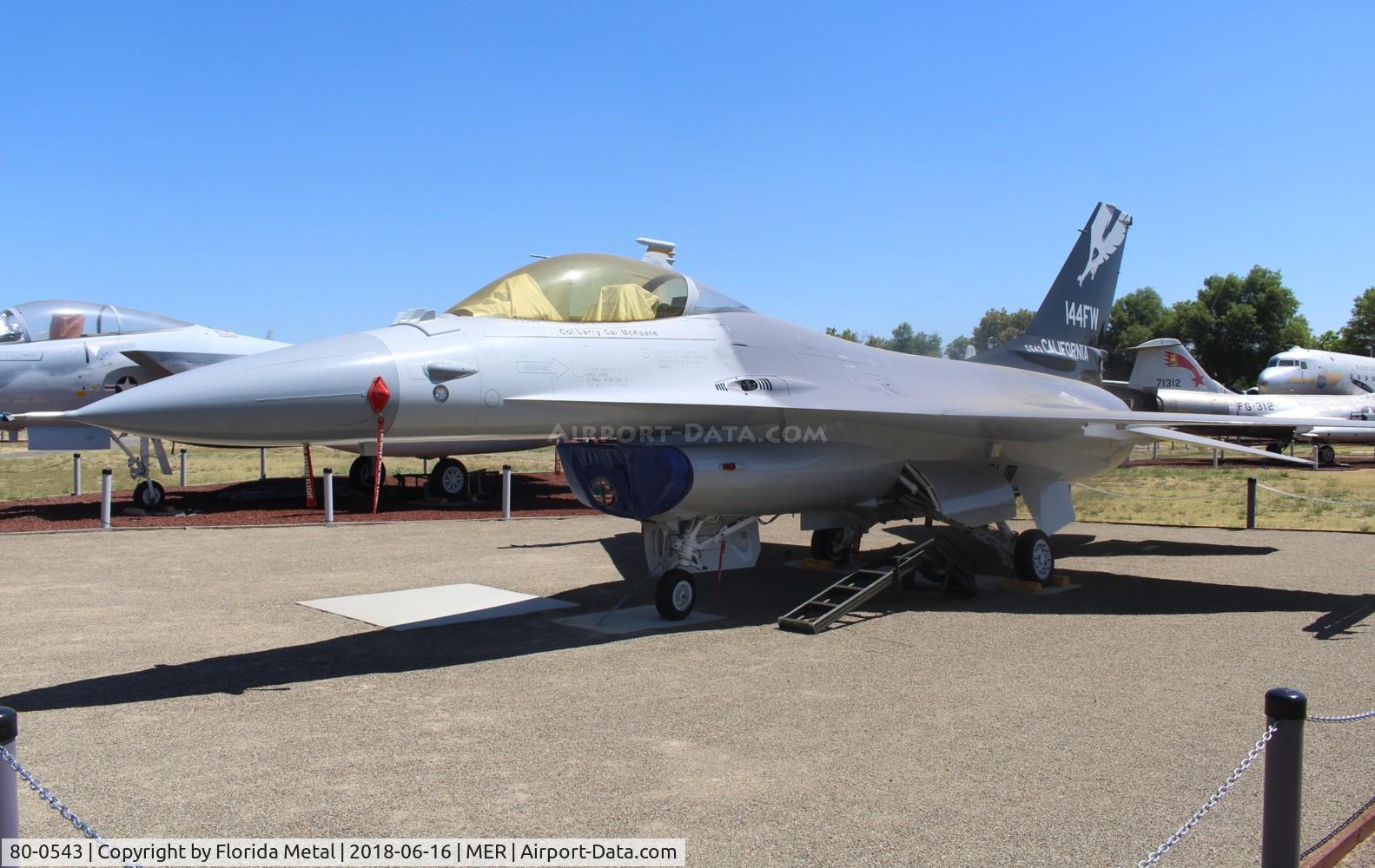80-0543, 1980 General Dynamics F-16A Fighting Falcon C/N 61-264, F-16A