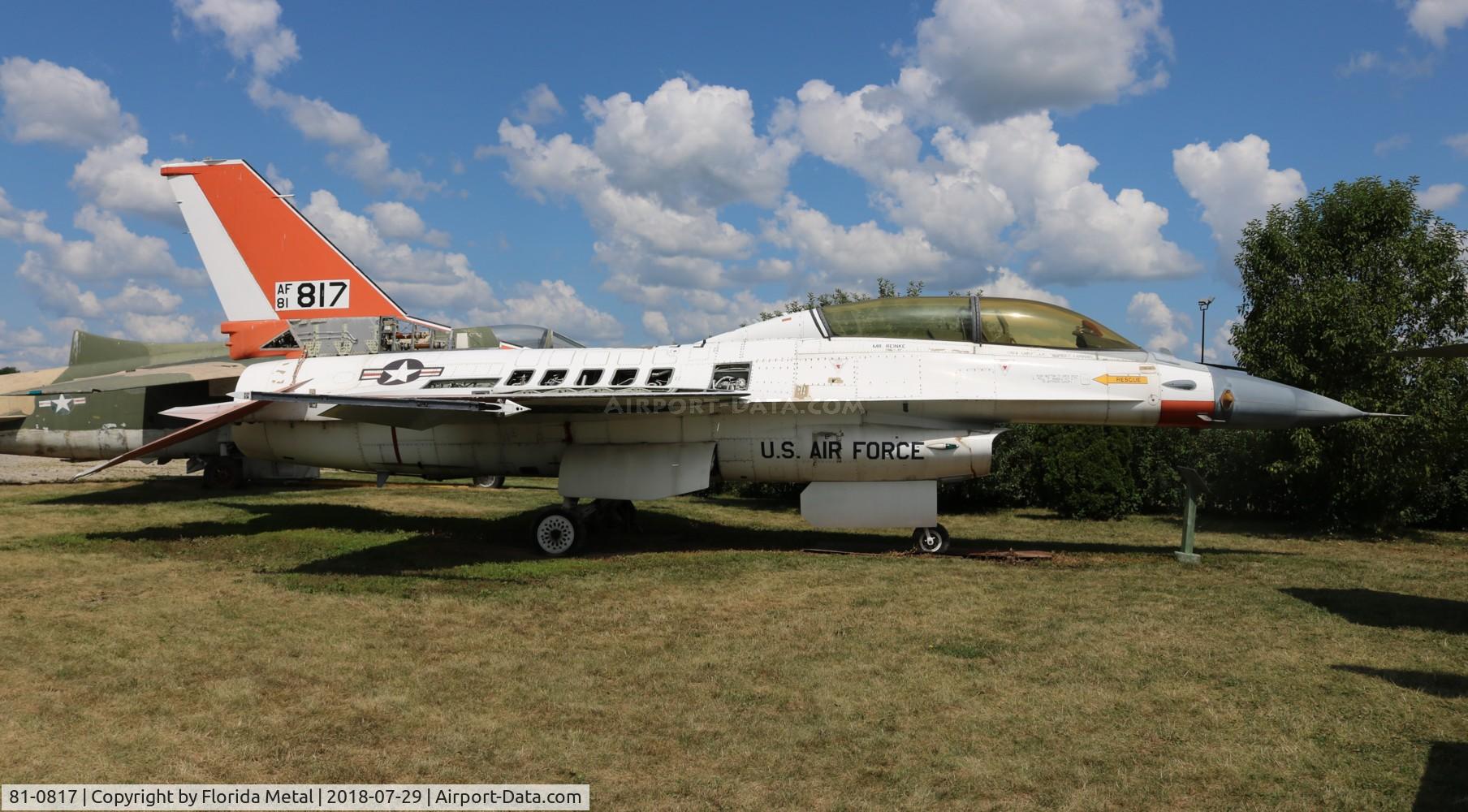 81-0817, 1981 General Dynamics F-16B/ADF Fighting Falcon C/N 62-86, F-16B at Russell