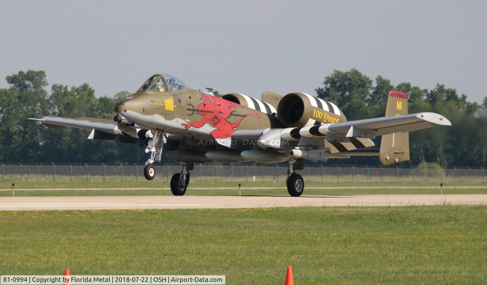 81-0994, 1981 Fairchild Republic A-10C Thunderbolt II C/N A10-0689, A-10C