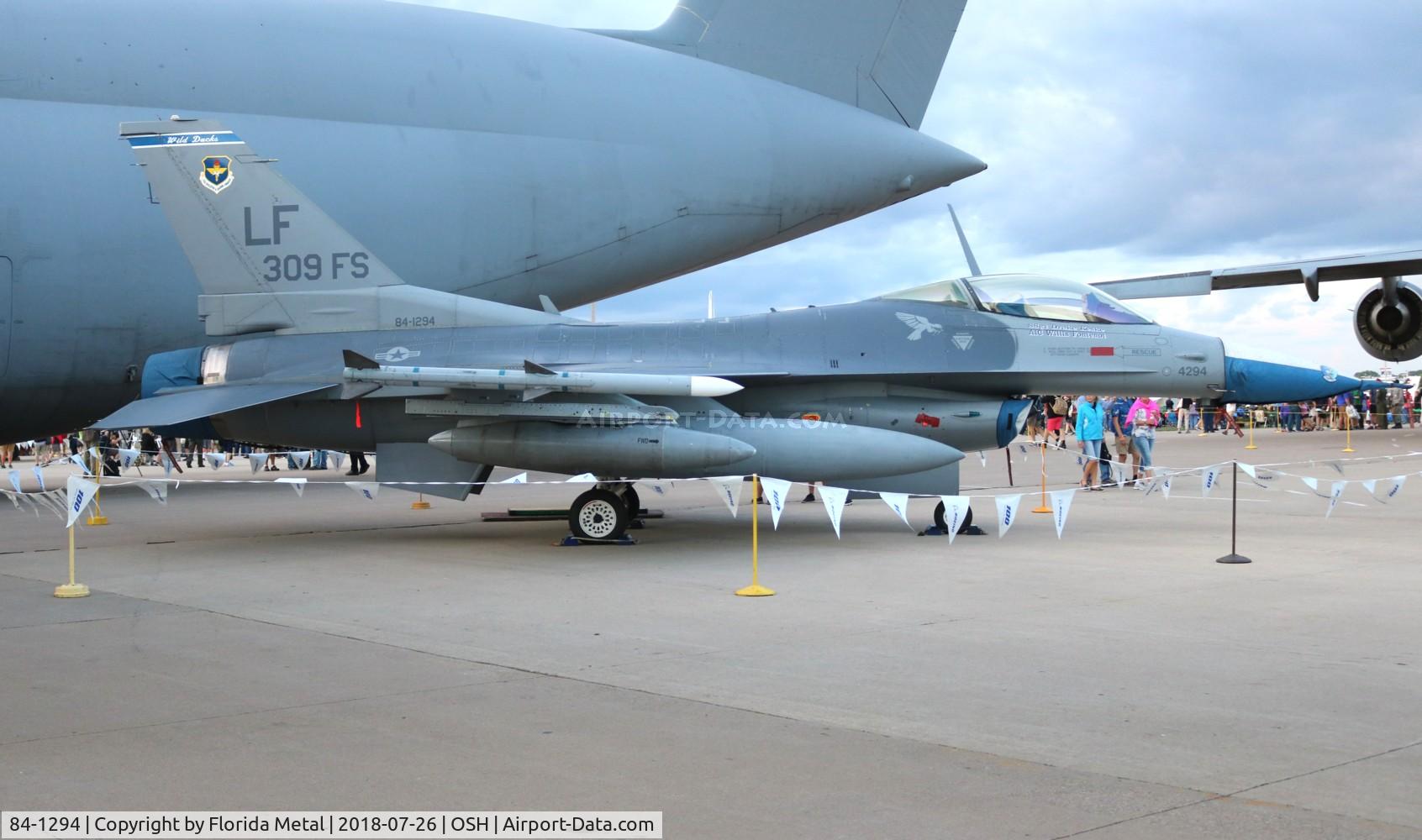 84-1294, 1984 General Dynamics F-16C Fighting Falcon C/N SC-131, F-16C