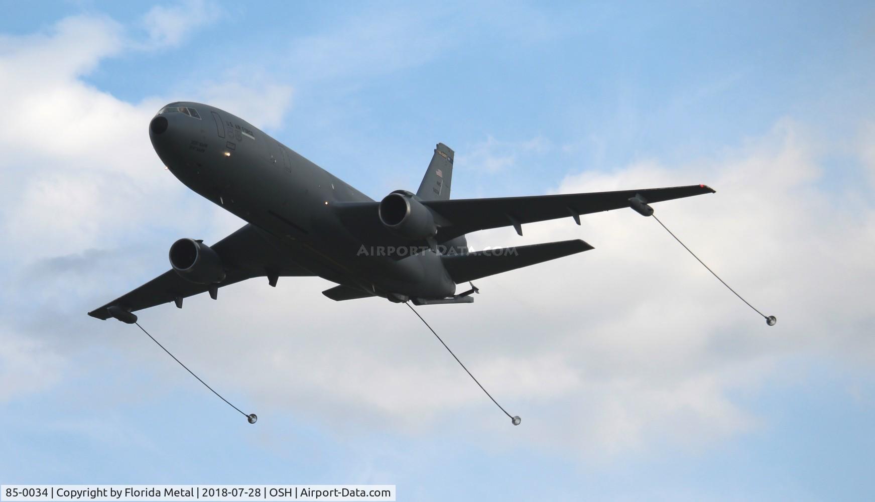 85-0034, 1985 McDonnell Douglas KC-10A Extender C/N 48239, KC-10A