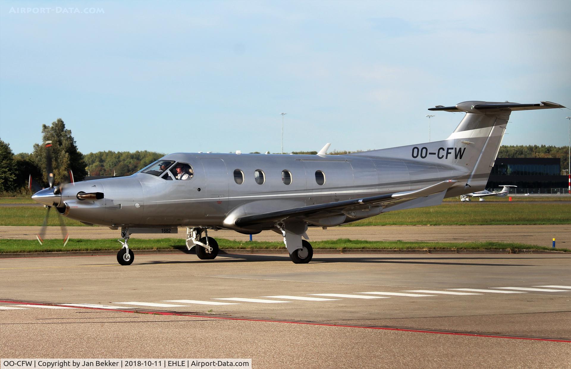 OO-CFW, 2017 Pilatus PC-12/47E C/N 1682, Lelystad Airport
