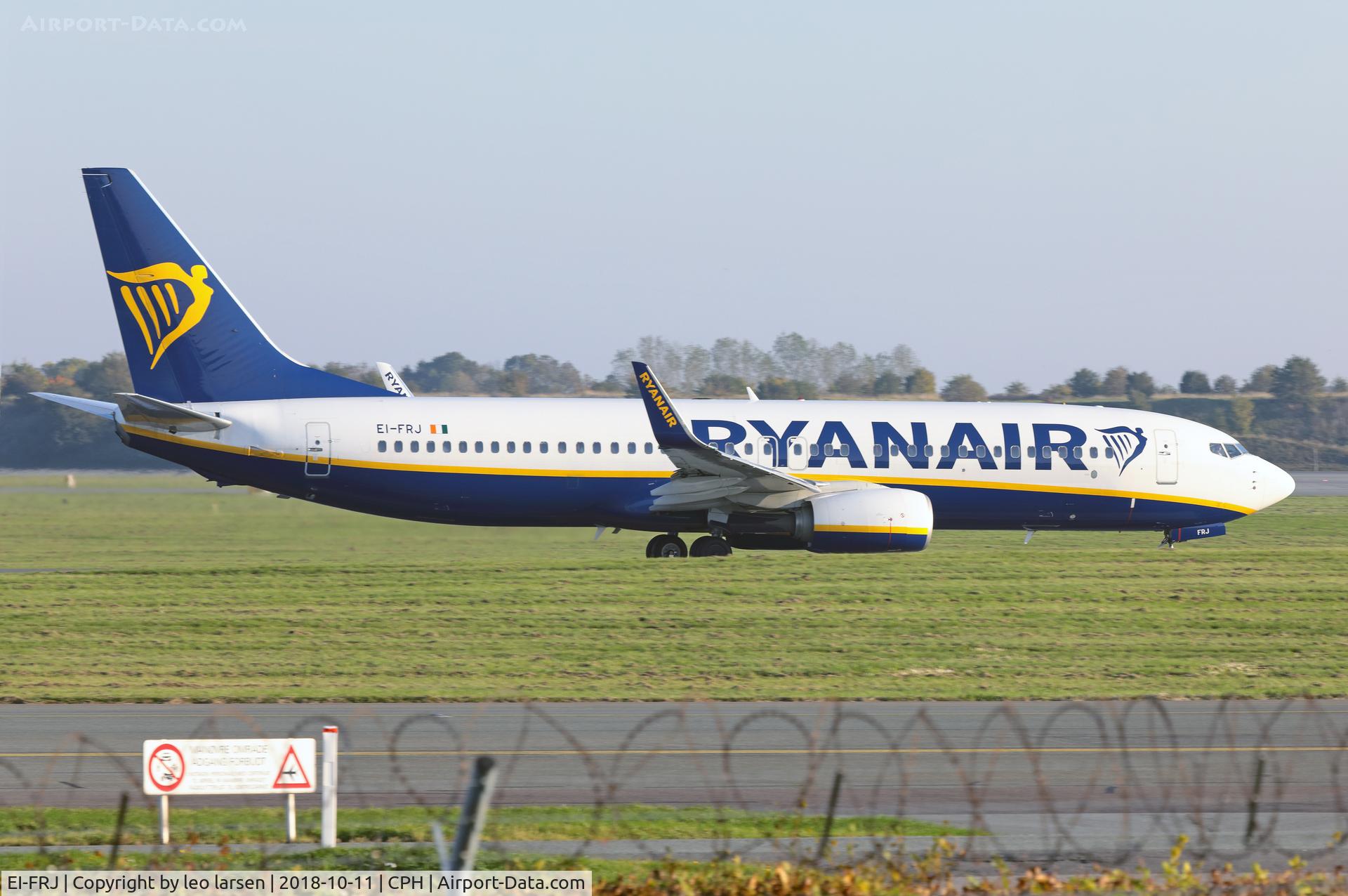 EI-FRJ, 2016 Boeing 737-8AS C/N 44734, Copenhagen 11.10.2018
