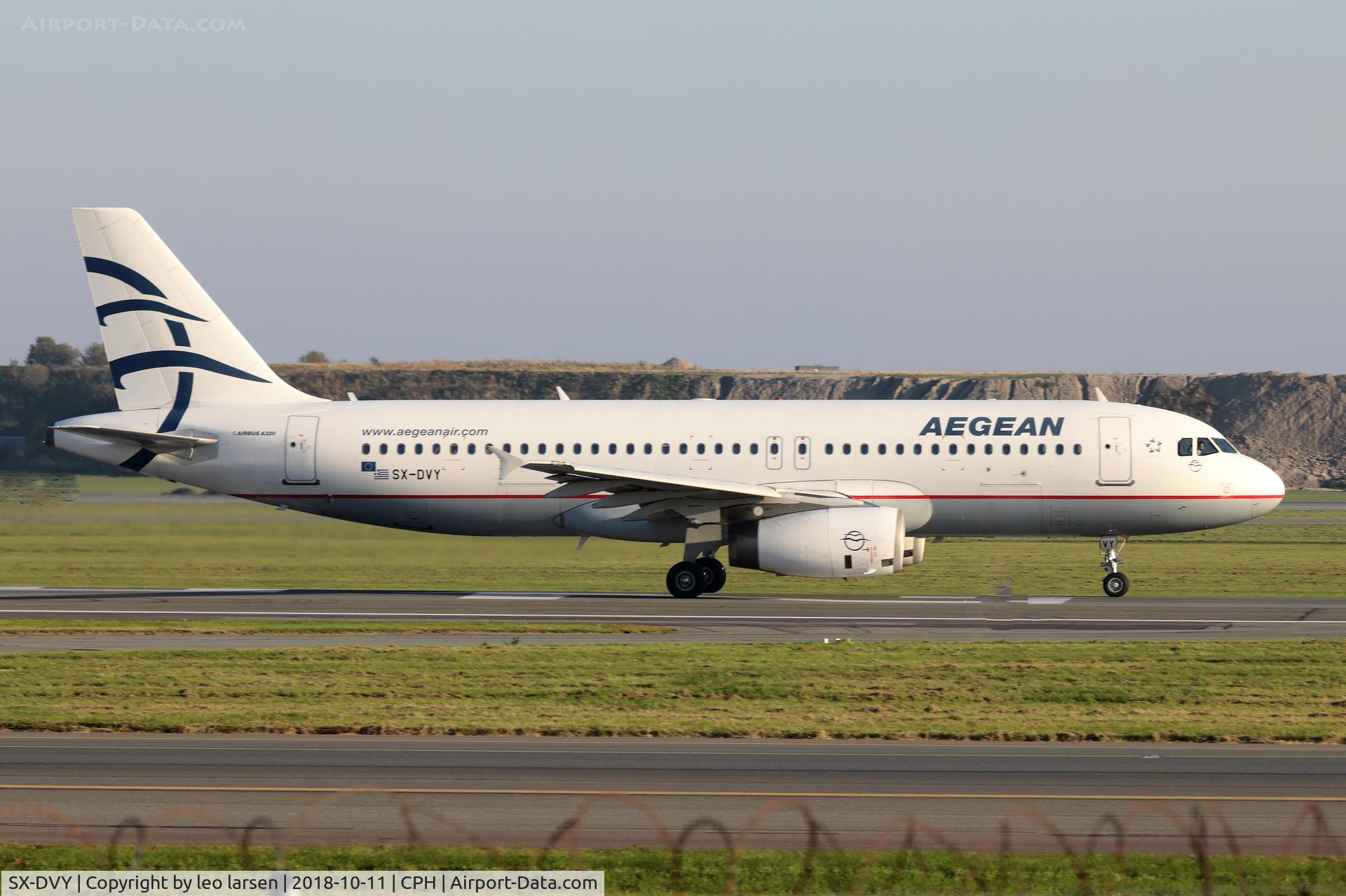 SX-DVY, 2009 Airbus A320-232 C/N 3850, Copenhagen 11.10.2018