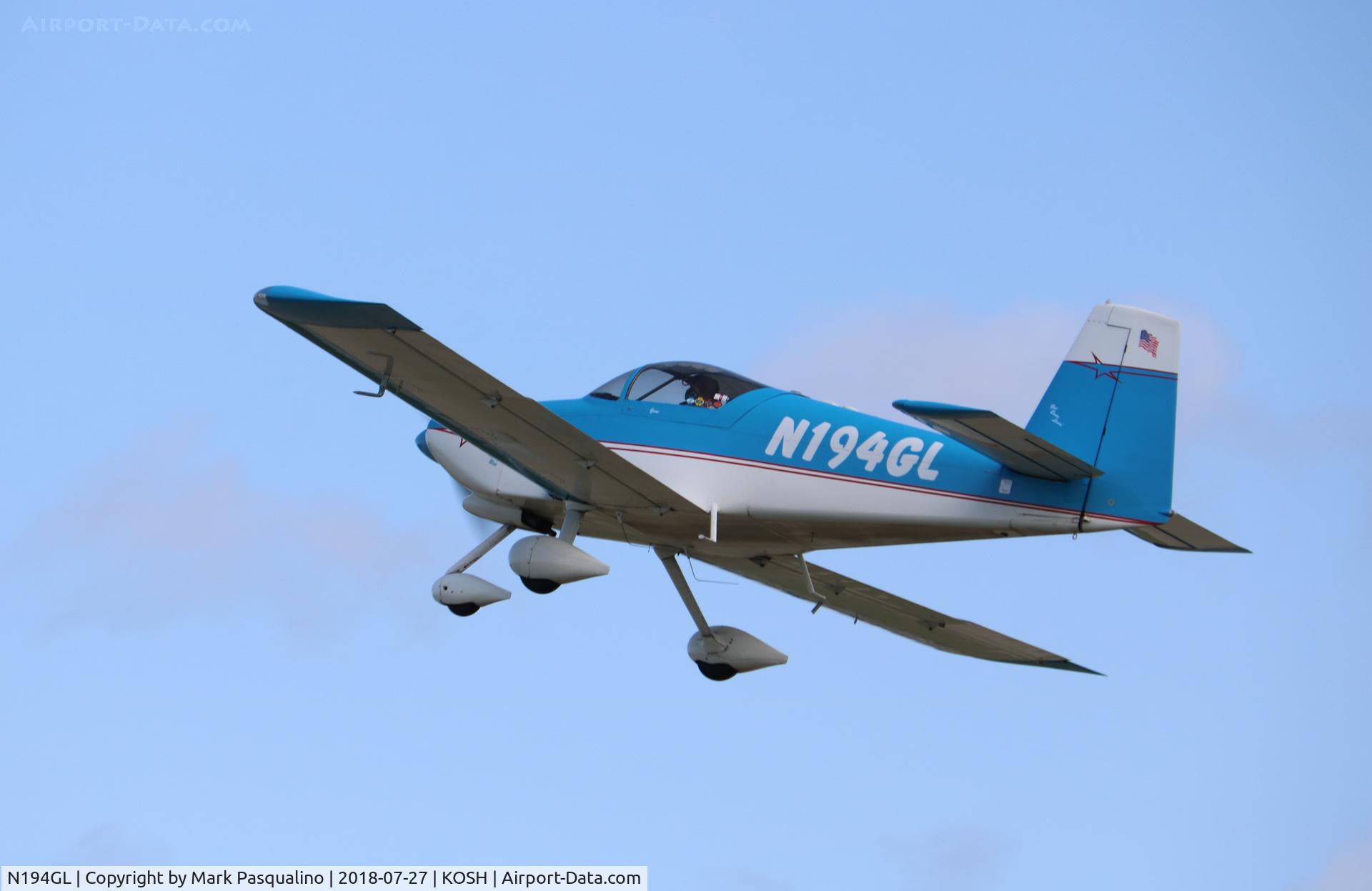N194GL, 2003 Vans RV-9A C/N 90118, Vans RV-9A